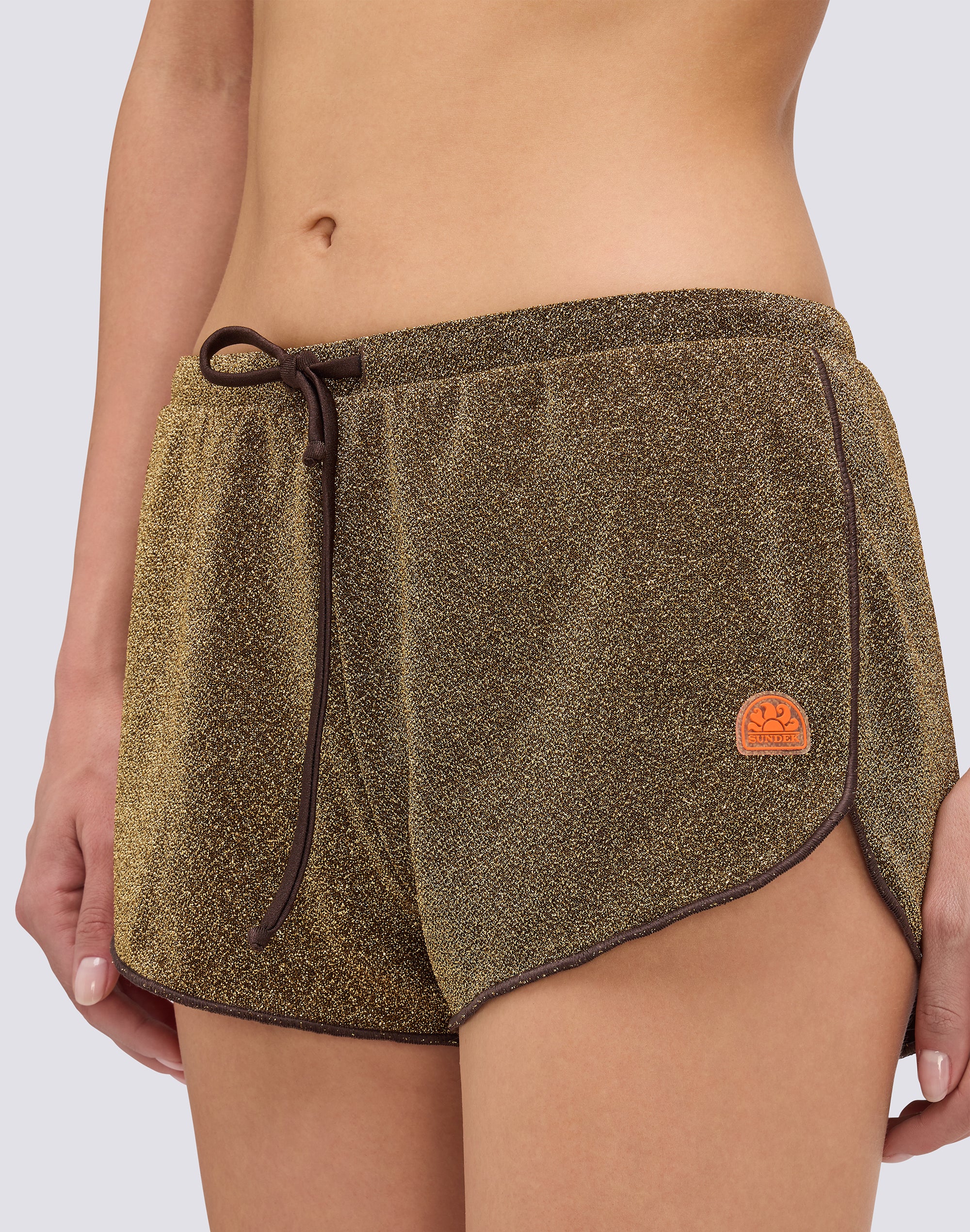 sundek-haiworth-costume-donna-a-pantaloncino-in-lurex image 3