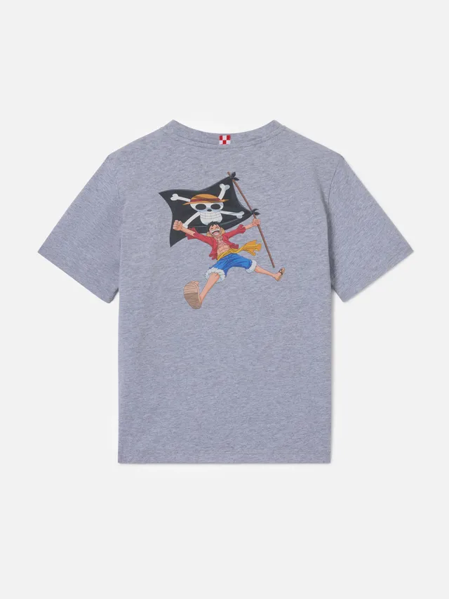 mc2-saint-barth-portland-jr-t-shirt-bambino-grigia-one-piece-luffy image 1
