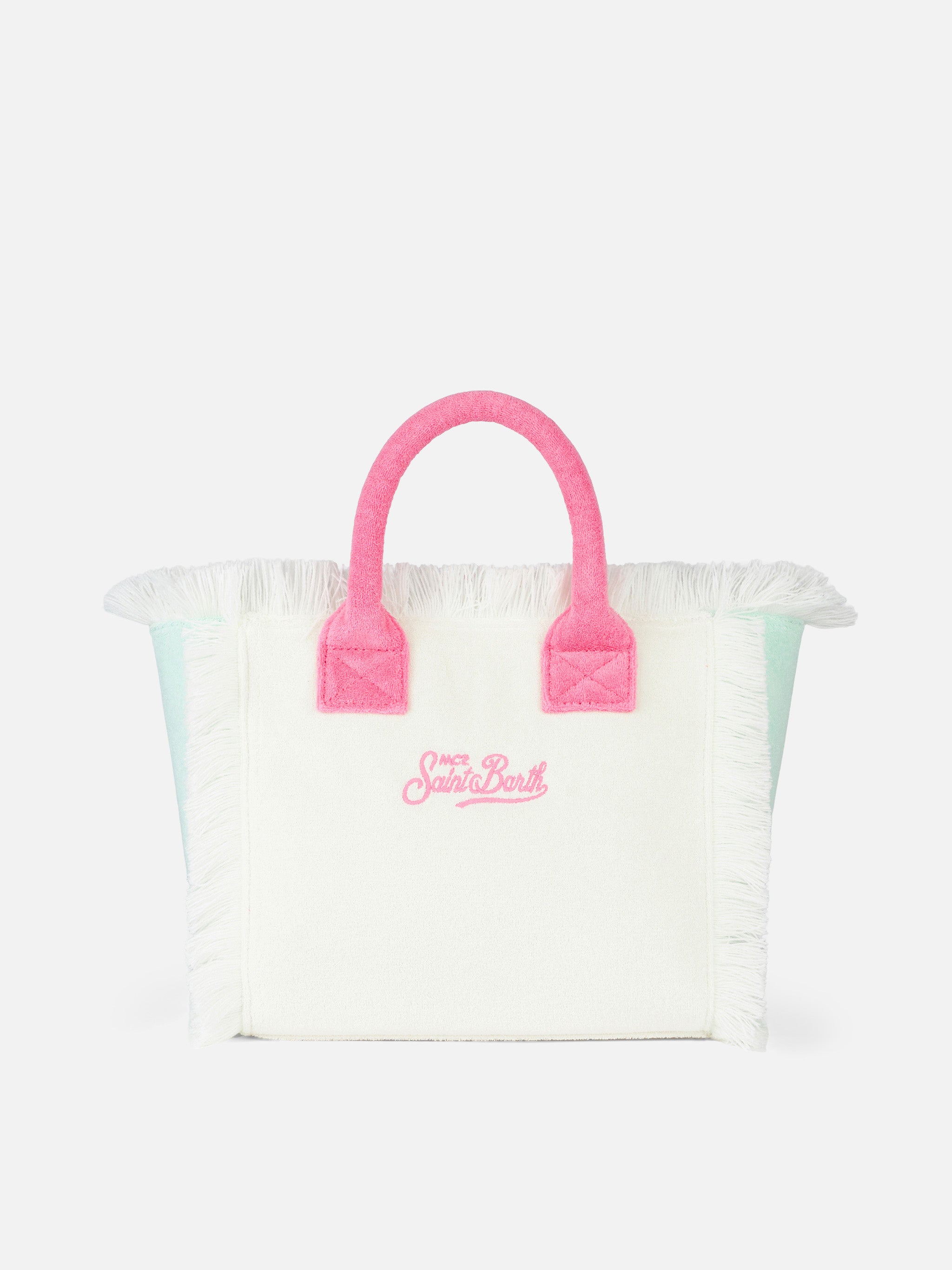 mc2-saint-barth-colette-sponge-borsa-a-mano-spugna-multicolore-patch image 5