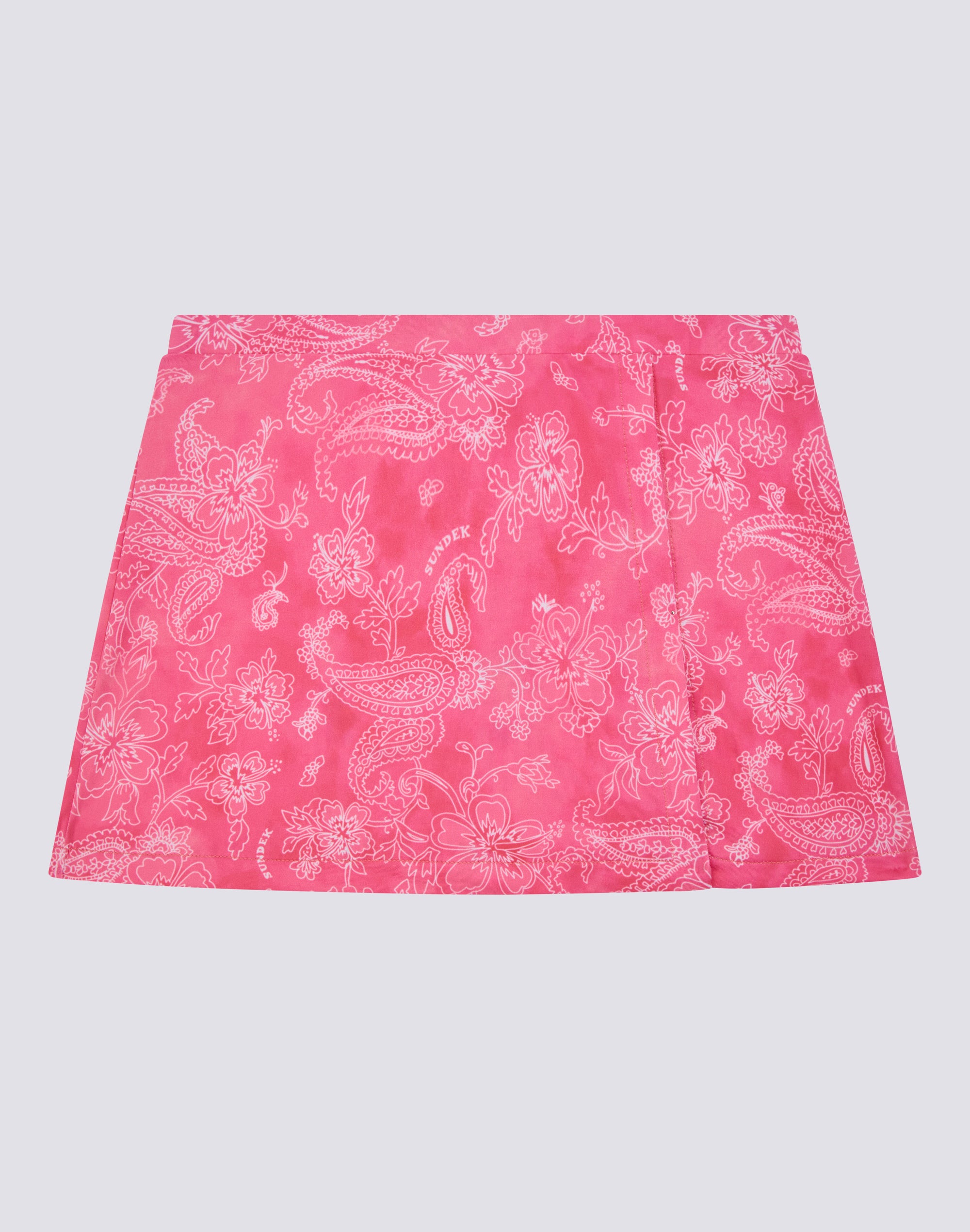 sundek-g622pal36yi-mini-gonna-pareo-bambina-stampa-hibi-paisley image 1