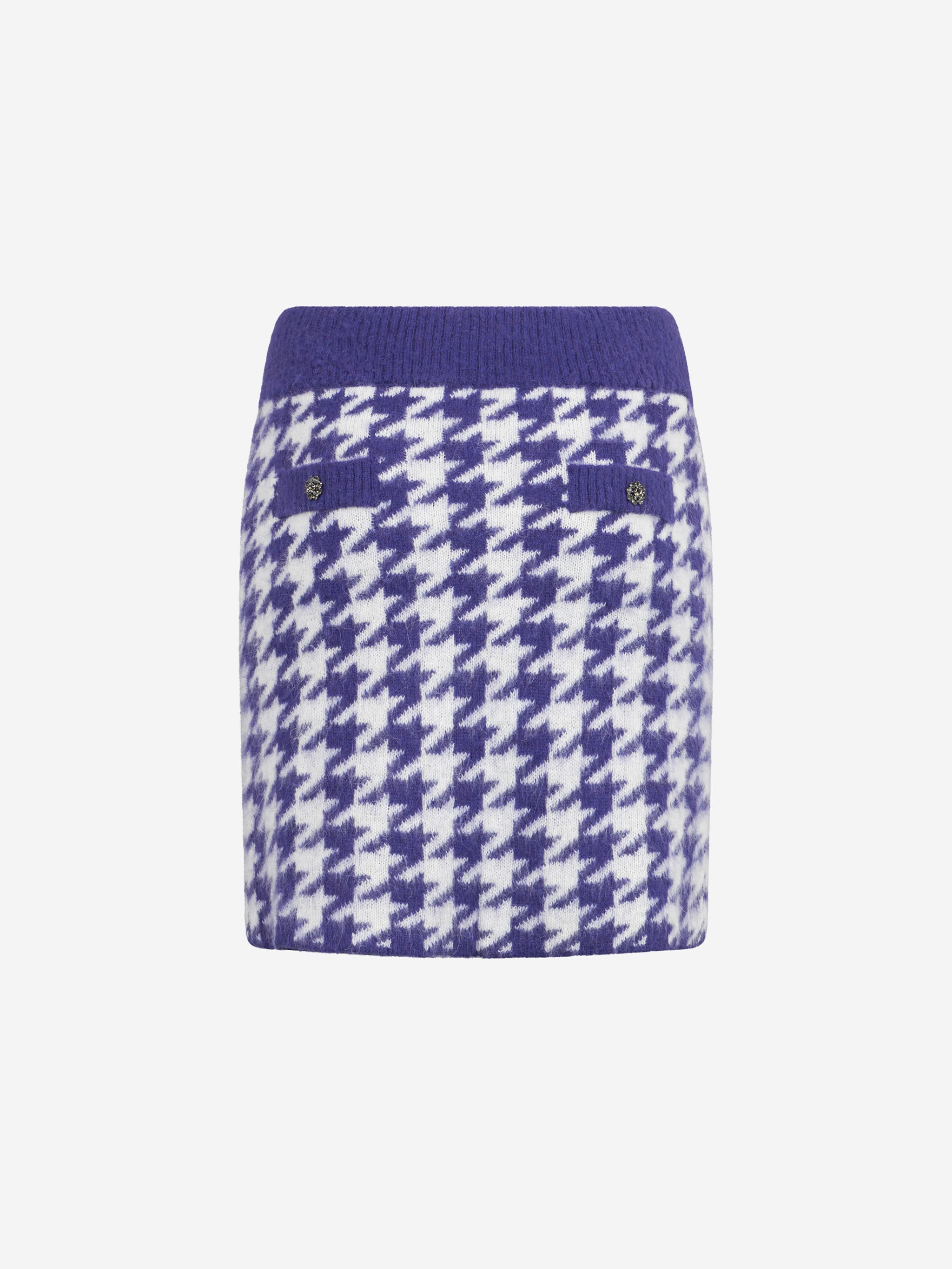 mc2-saint-barth-chatel-gonna-donna-maglia-pied-de-poule-viola image 5