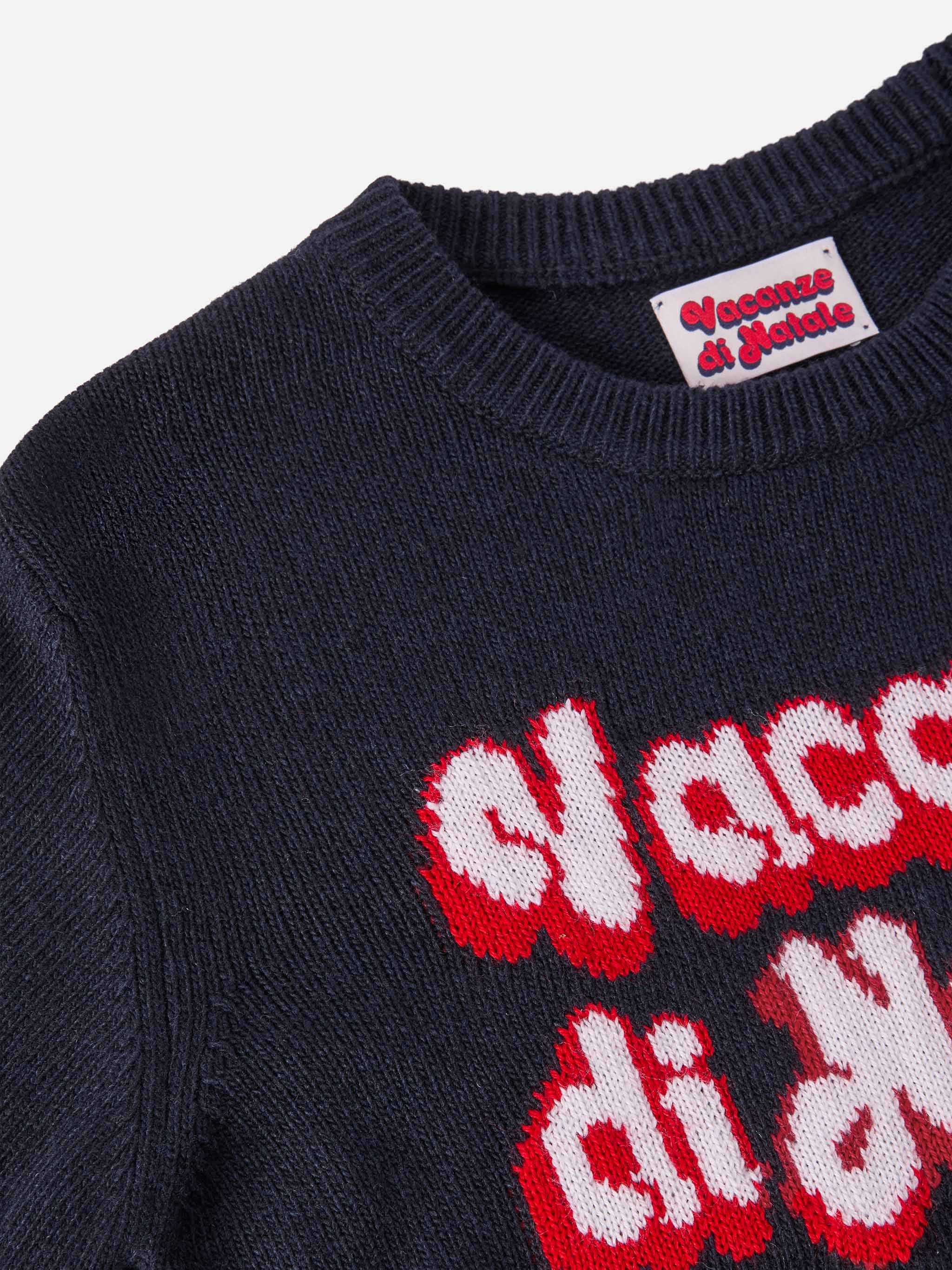 mc2-saint-barth-douglas-maglione-bambino-cashmere-blu-natale image 2