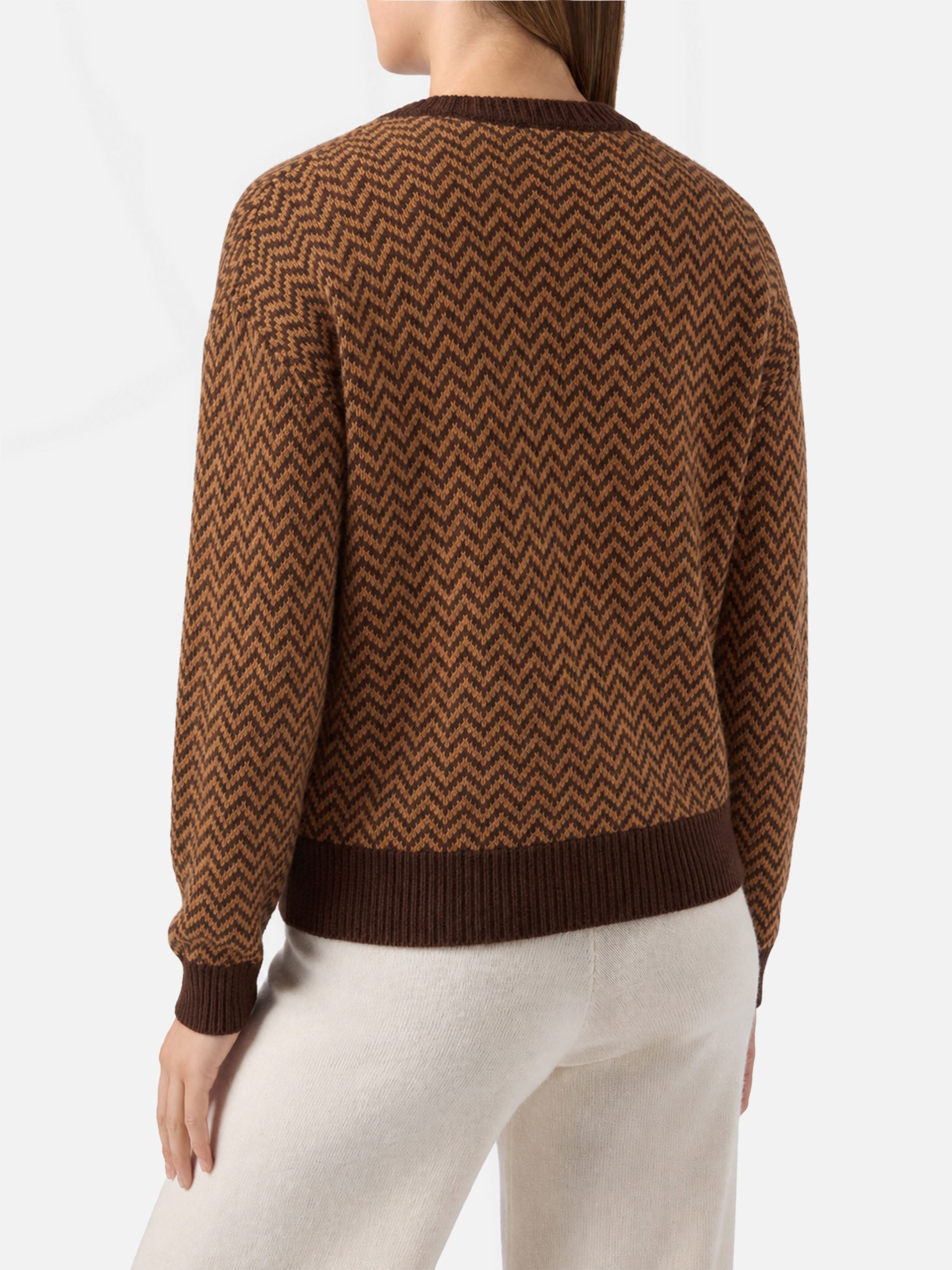 mc2-saint-barth-maglione-annecy-soft-rombi-scollo-v-multicolor-donna image 3