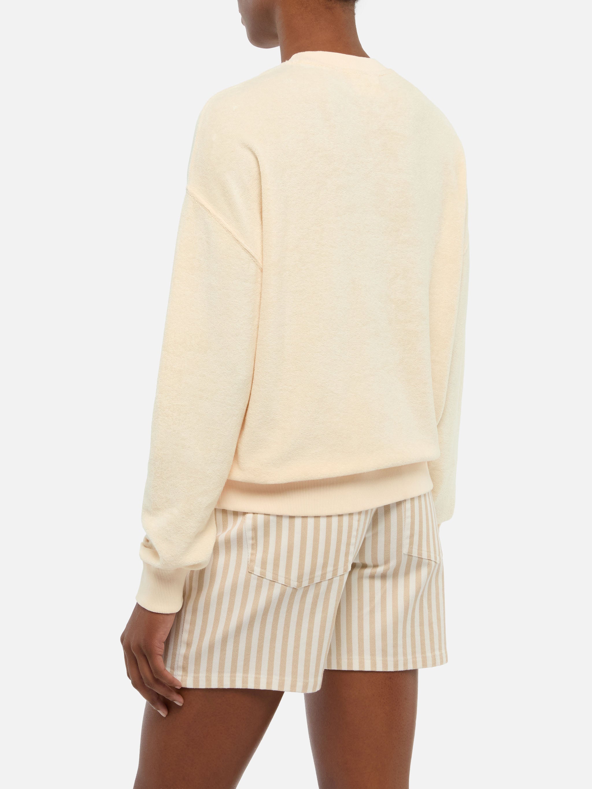 mc2-saint-barth-stardust-felpa-in-spugna-di-cotone-beige image 4