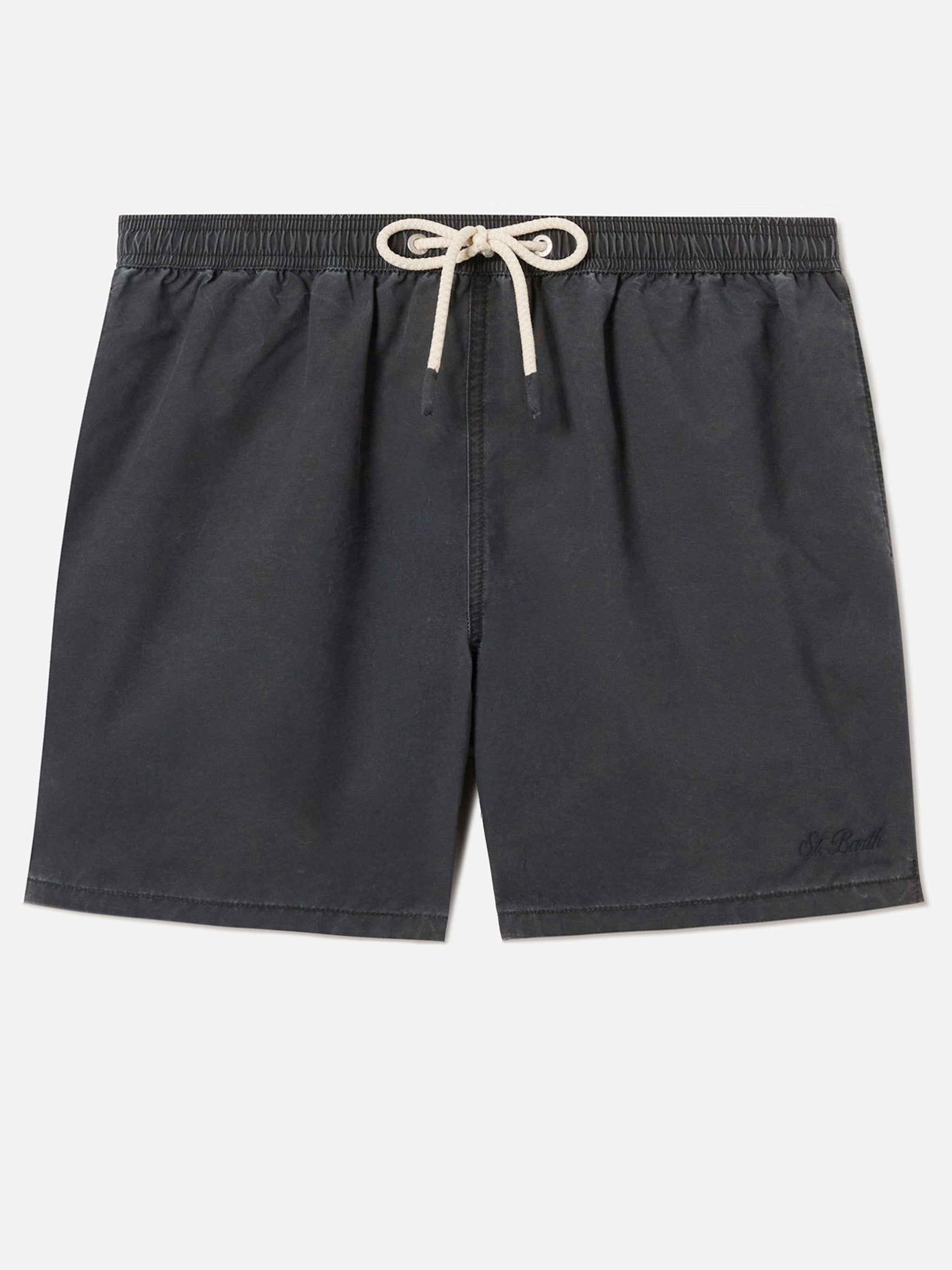 mc2-saint-barth-patmos-costume-mare-uomo-nero-effetto-used-con-ricamo-logo image 1