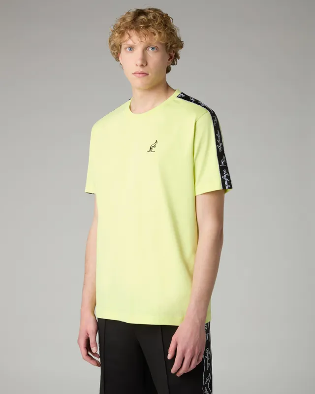 australian-tape-t-shirt-sportswear-lime-con-banda image 1