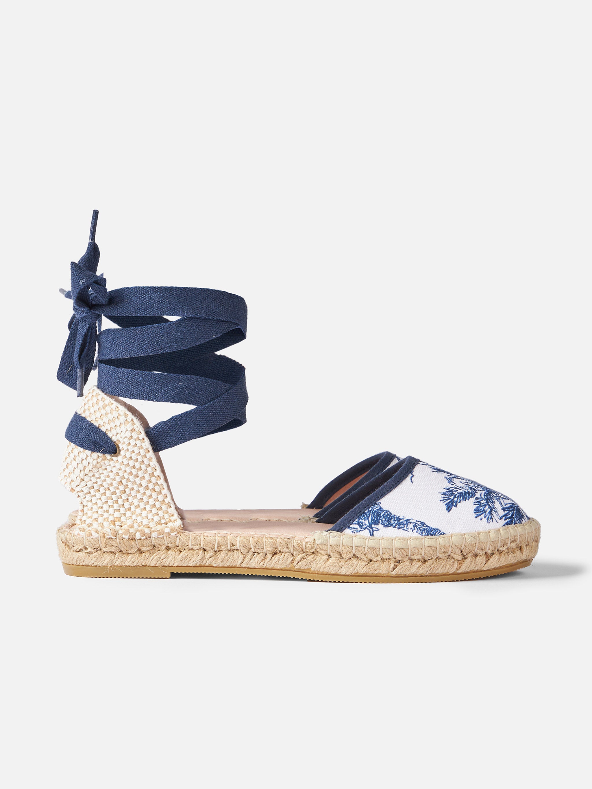 mc2-saint-barth-soe0007-espadrillas-piatte-toile-de-jouy-con-laccio-blu image 3