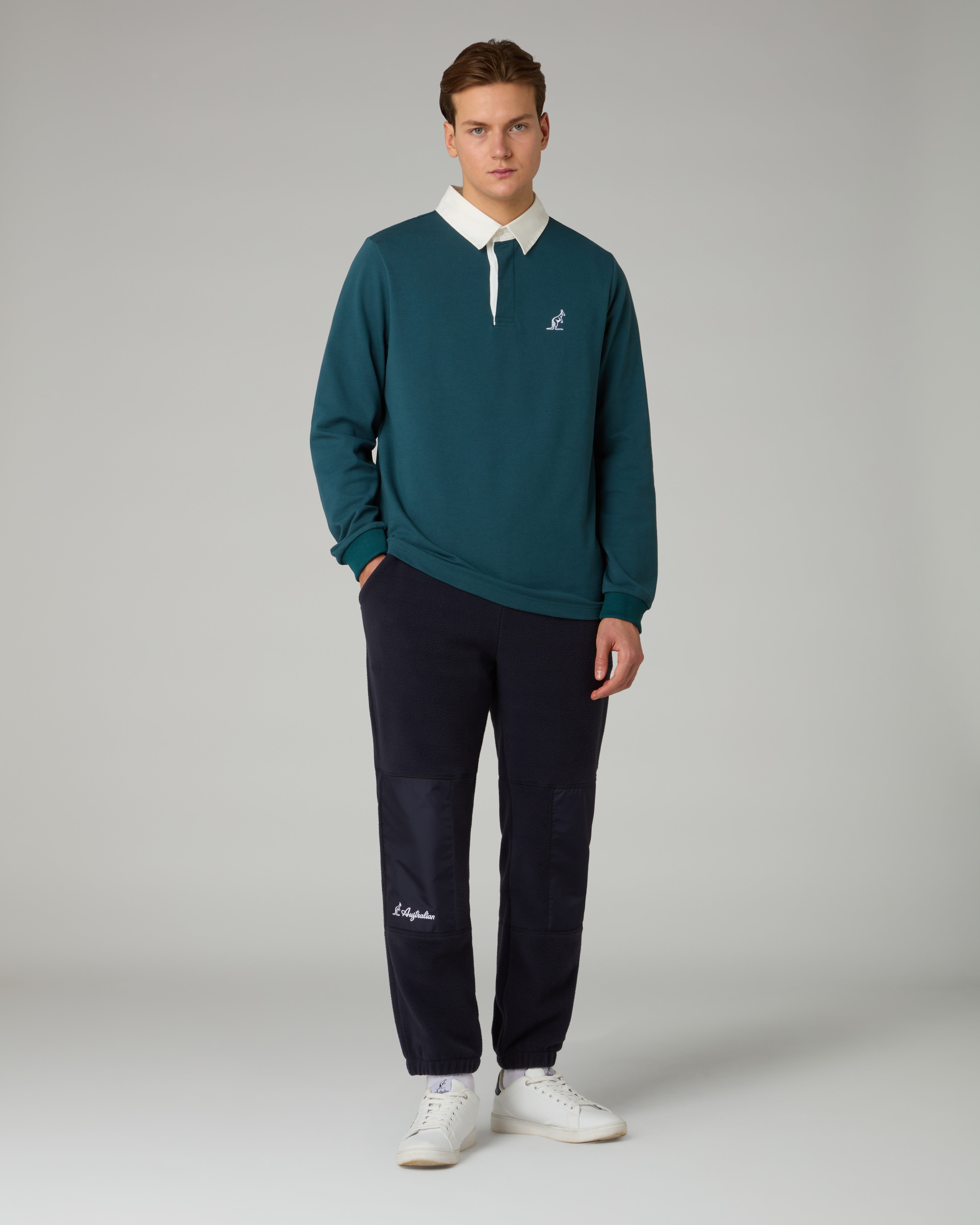 australian-academy-polo-shirt-polo-in-piqu-t-alloro-regular-made-in-italy image 2