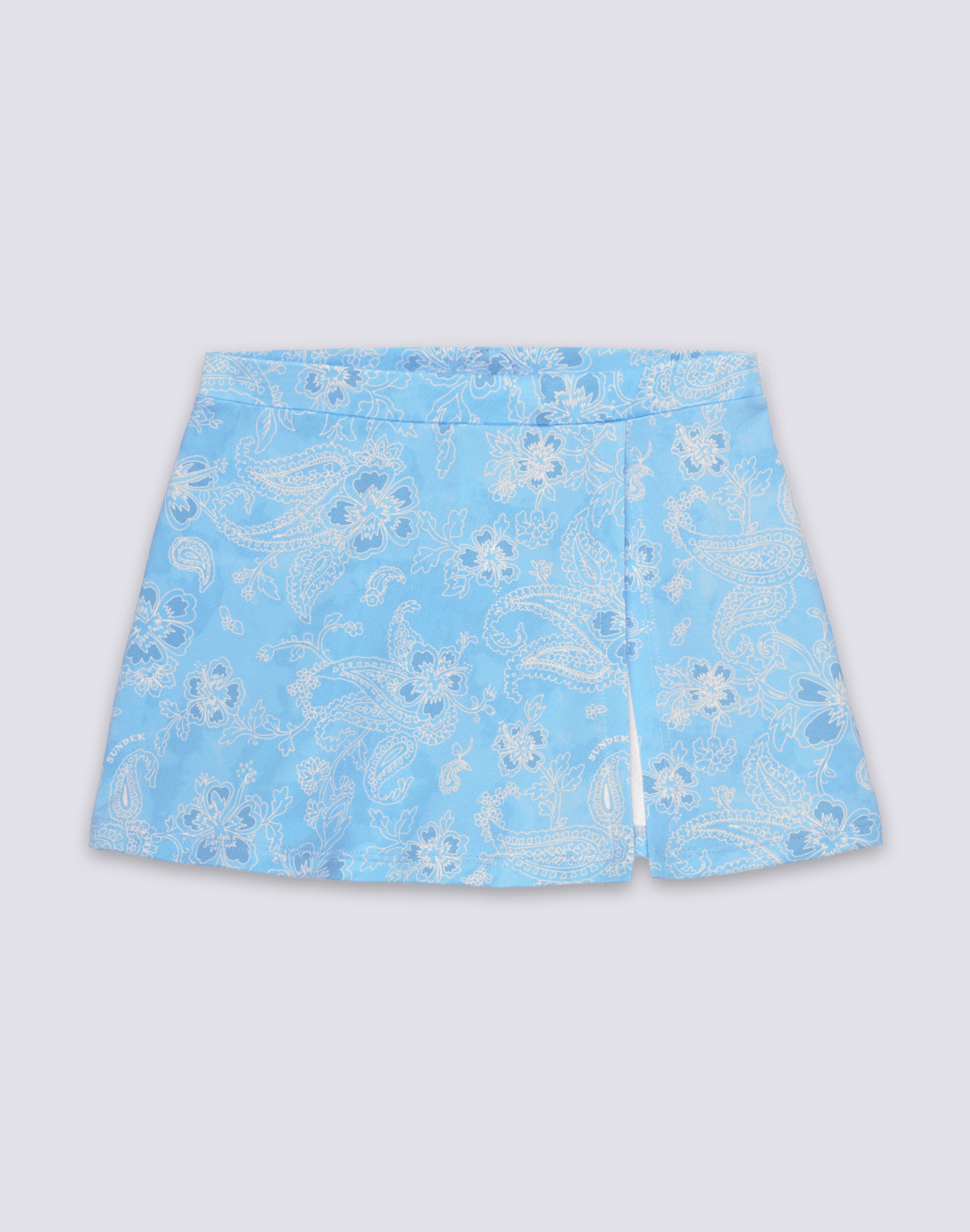 sundek-goldenwave-mini-gonna-pareo-bambina-stampa-hibi-paisley image 1