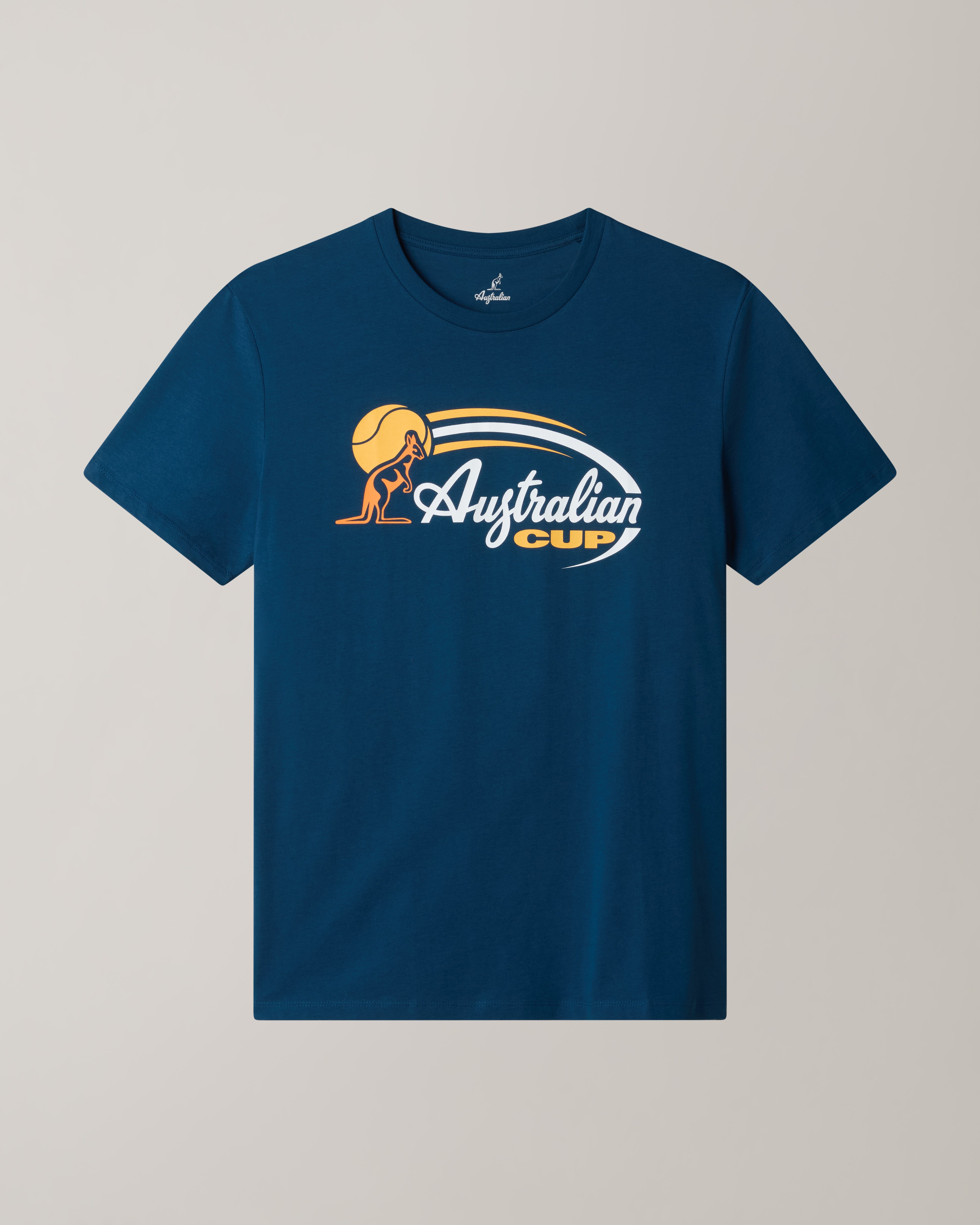 australian-cup-t-shirt-t-shirt-in-cotone-eclipse-blue image 5
