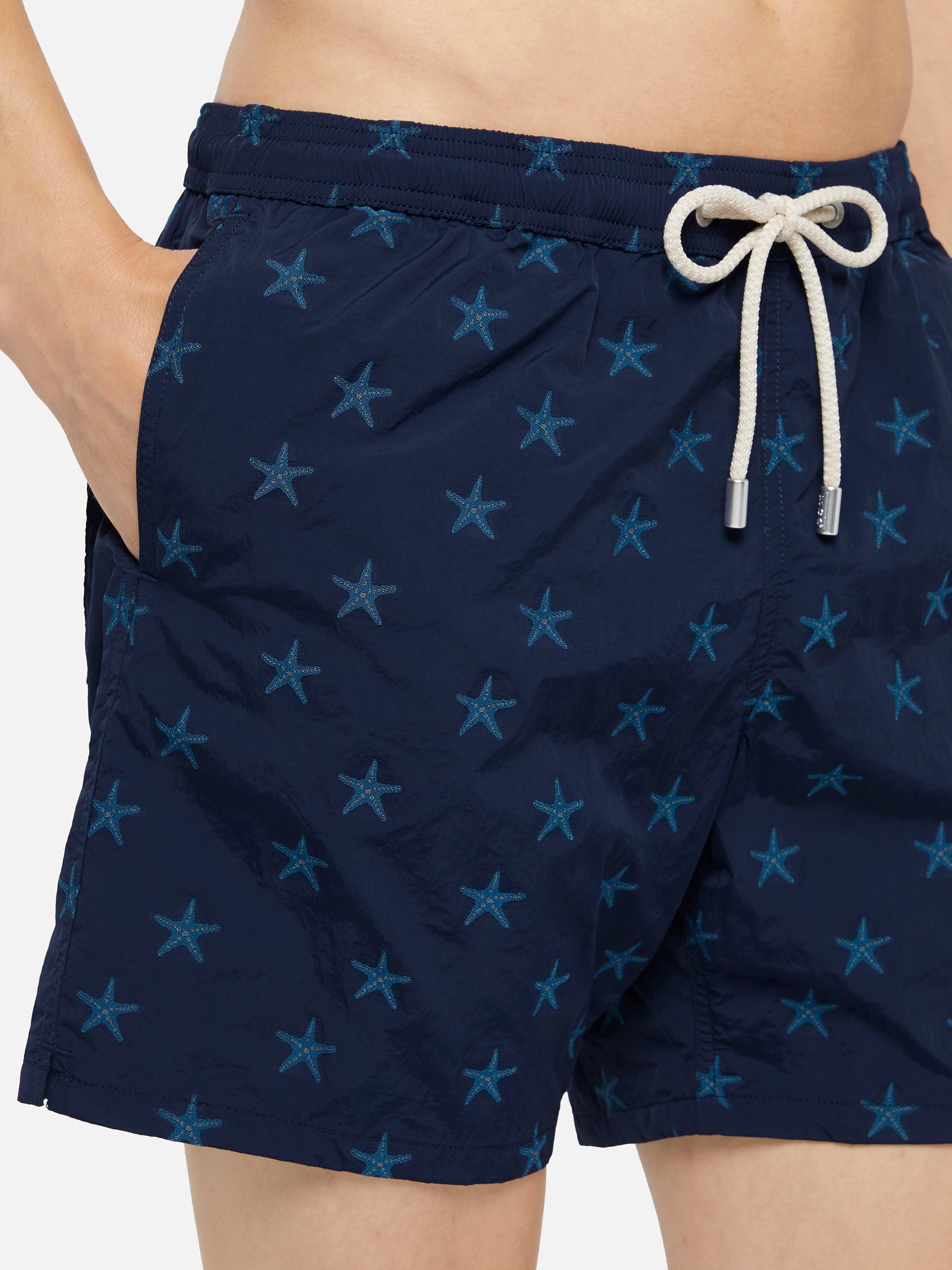 mc2-saint-barth-patmos-costume-mare-uomo-blu-navy-jacquard-stelle-marine image 4