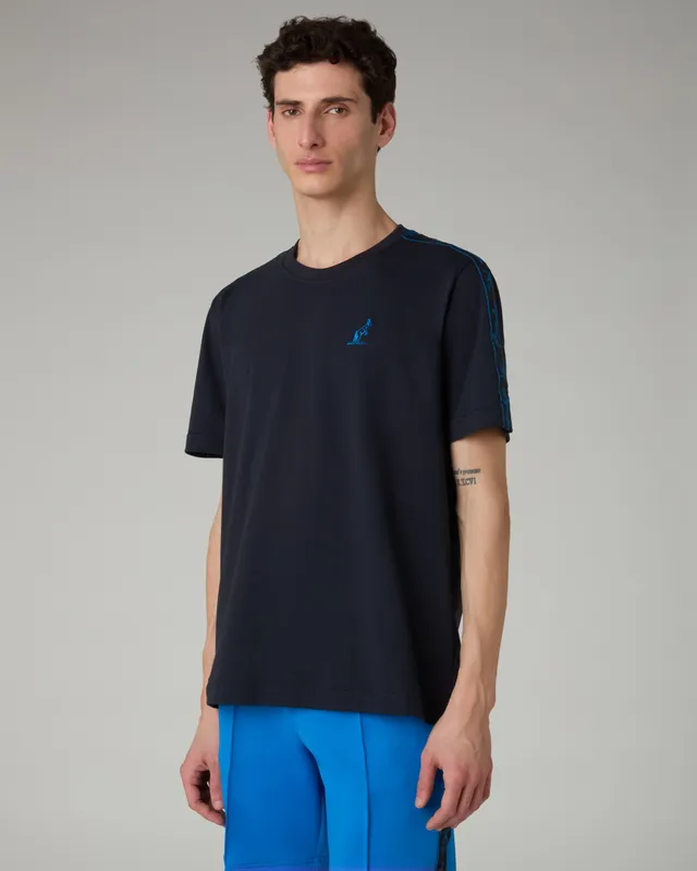 australian-blue-tape-t-shirt-in-cotone-blu-navy-regular-fit image 1