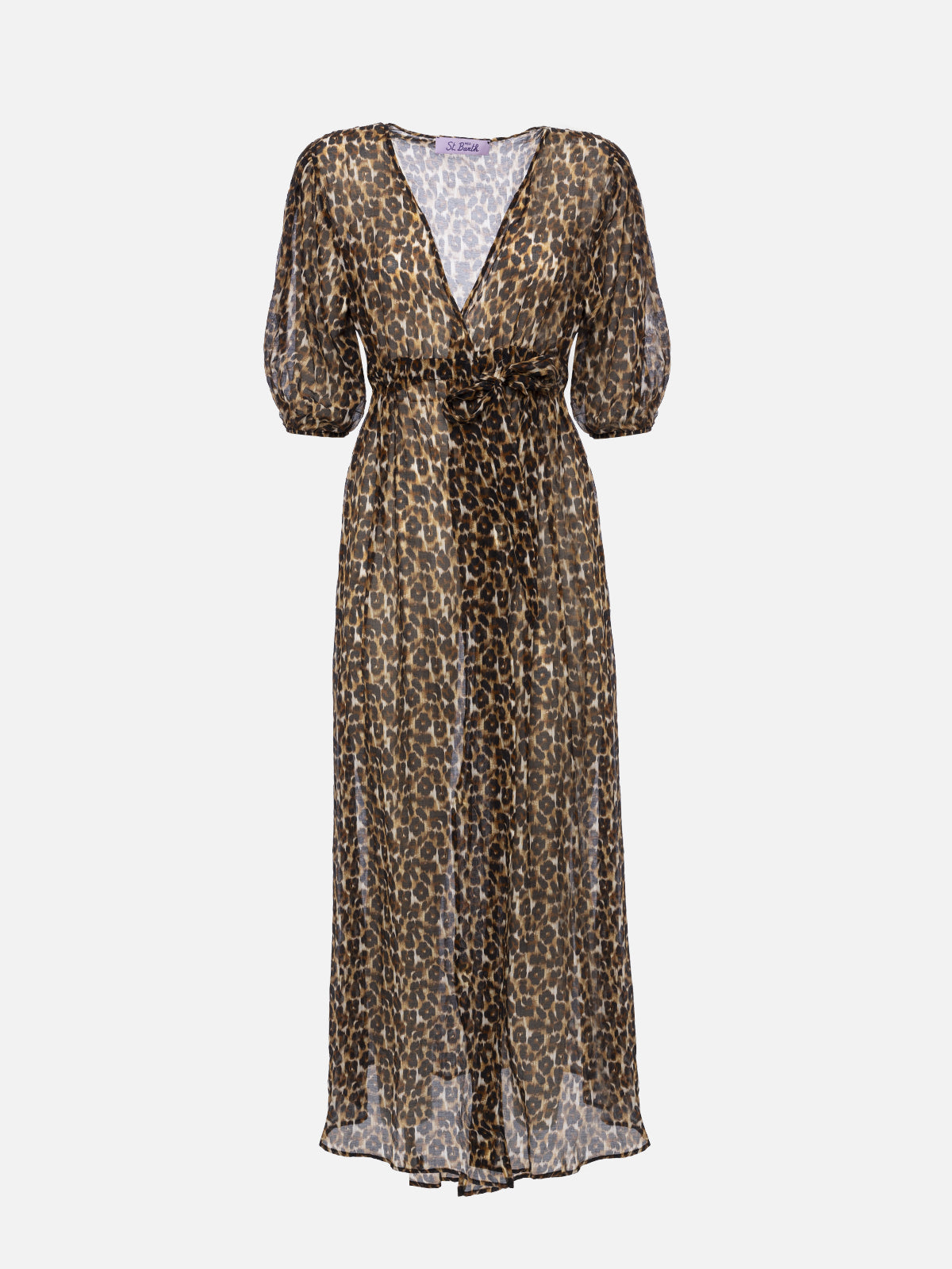 abito-lungo-mc2-saint-barth-in-cotone-e-seta-leopardato image 2