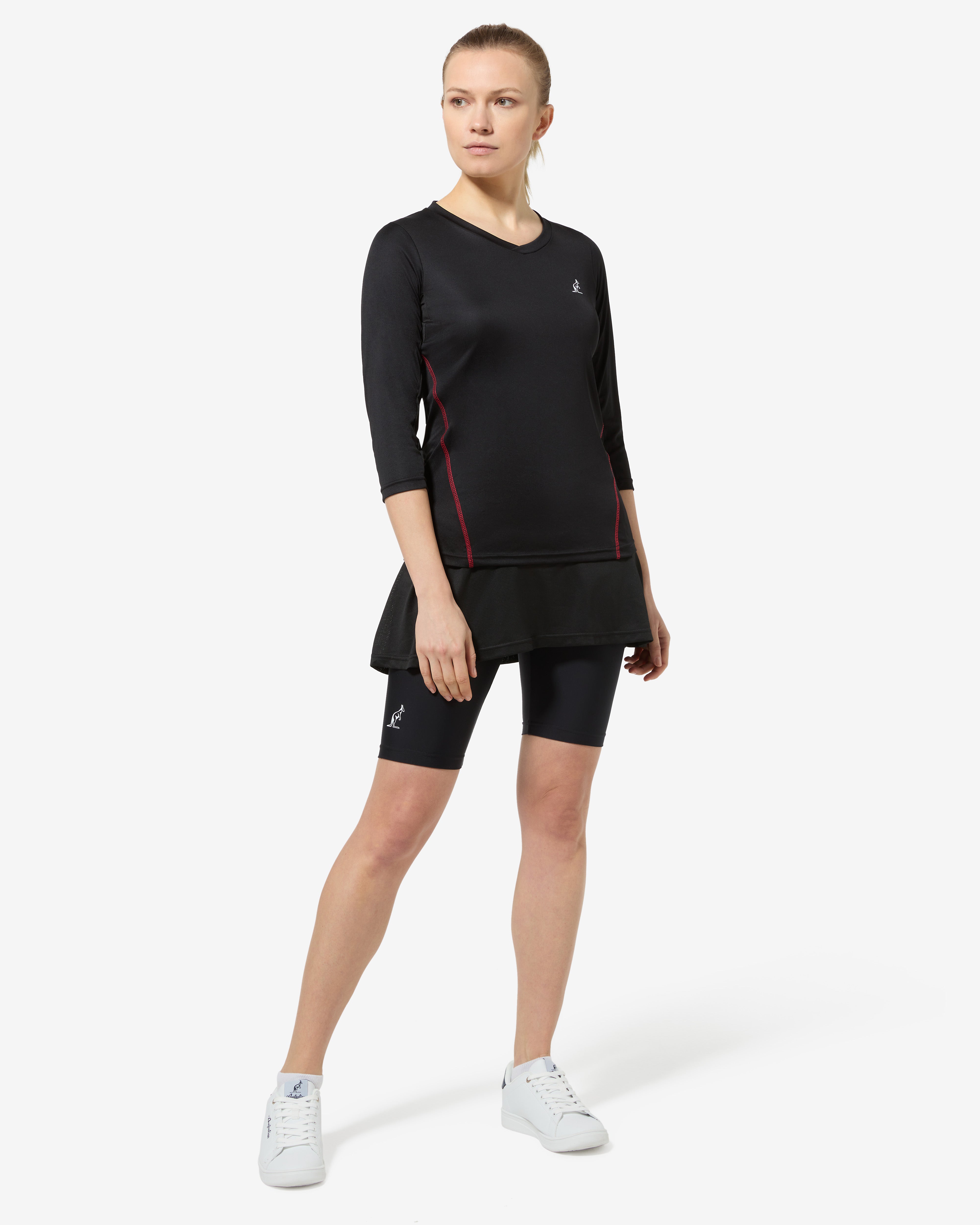 australian-compressive-cut-short-tennis-nero-effetto-shape image 2