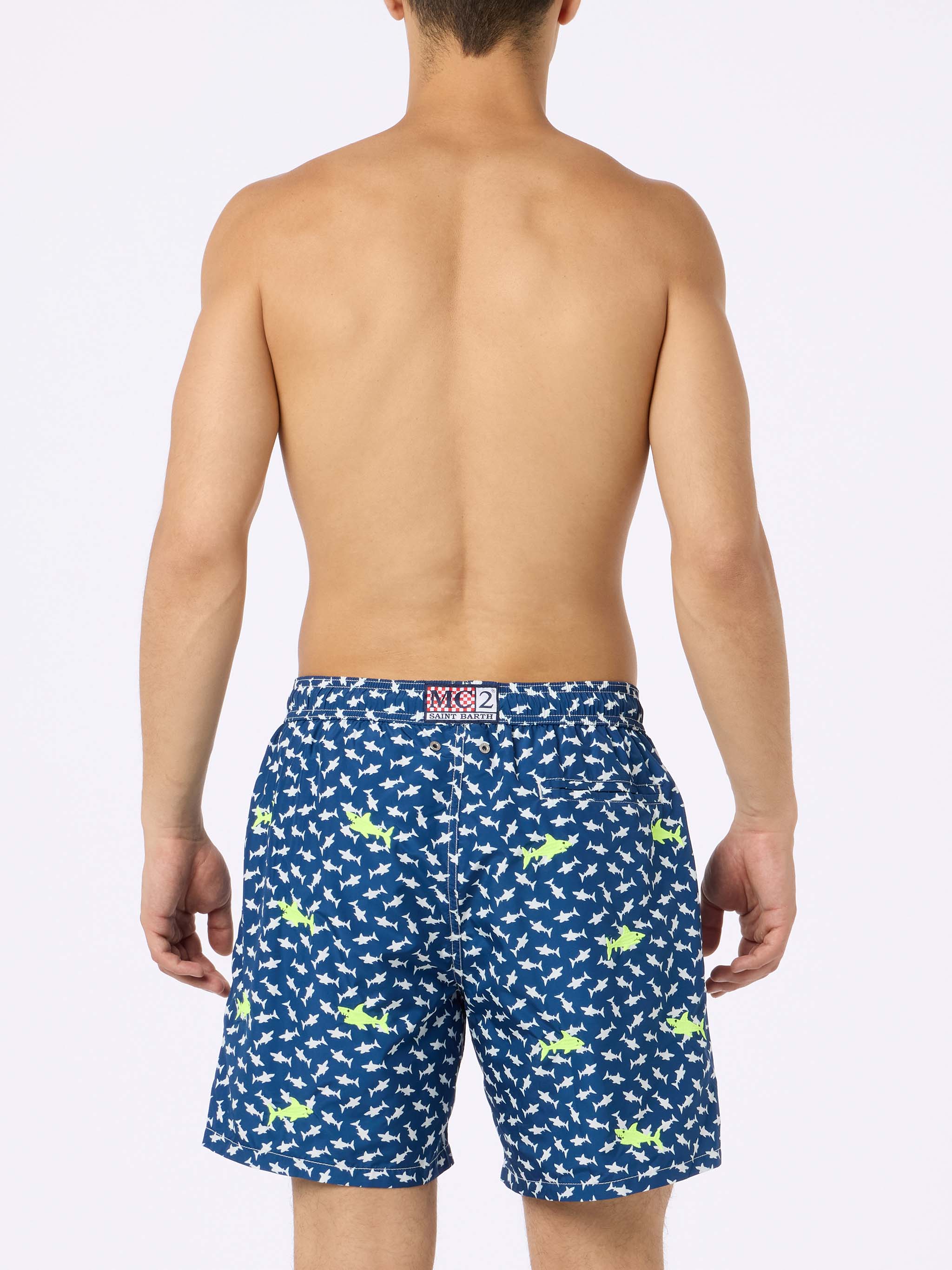 mc2-saint-barth-lighting-costume-mare-uomo-blu-ricamo-squali image 4