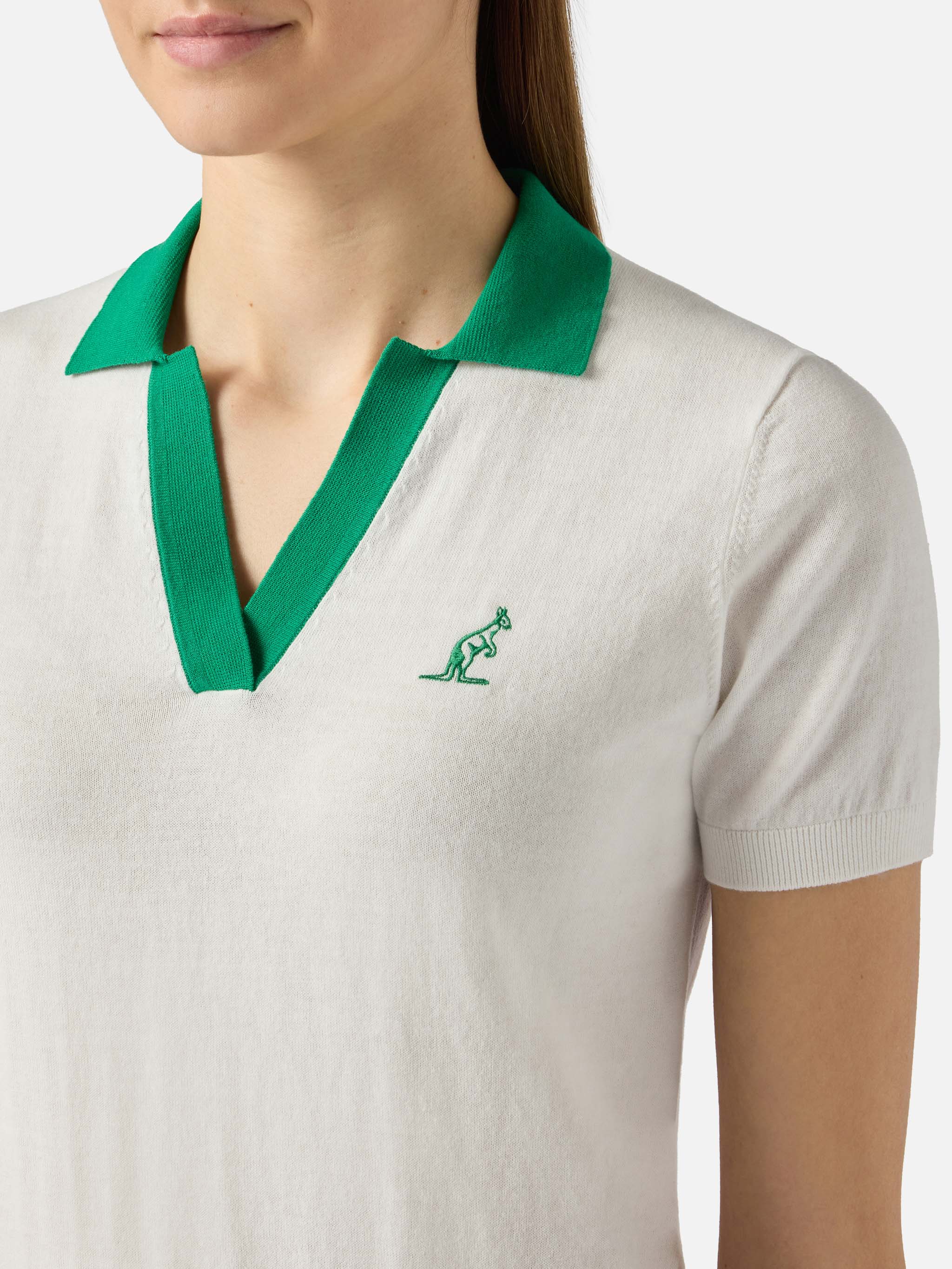 mc2-saint-barth-evonne-polo-donna-bianca-cotone-special-edition-australian image 2
