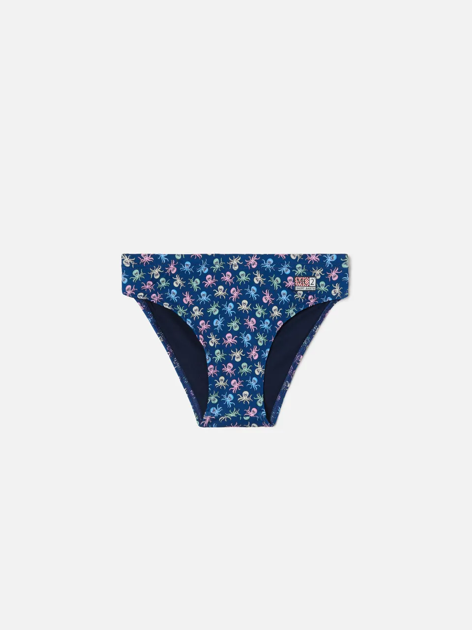 mc2-saint-barth-slip-mare-bambino-billy-blu-navy-stampa-polipi image 1