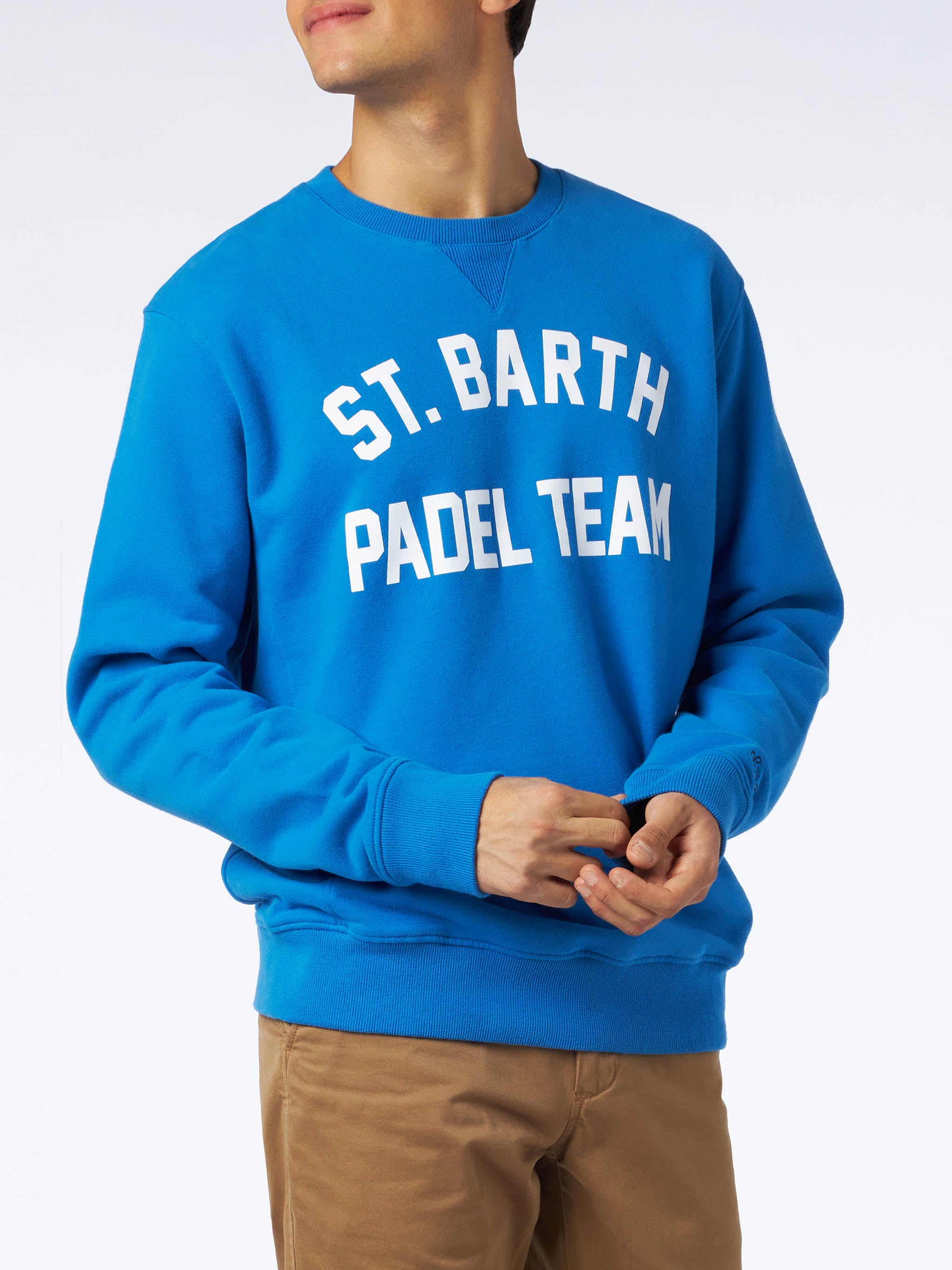 mc2-saint-barth-felpa-uomo-st-barth-padel-team-blu-in-cotone image 3