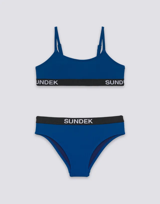 sundek-g421-bikini-bambina-top-fascia-slip-fisso-con-logo image 1