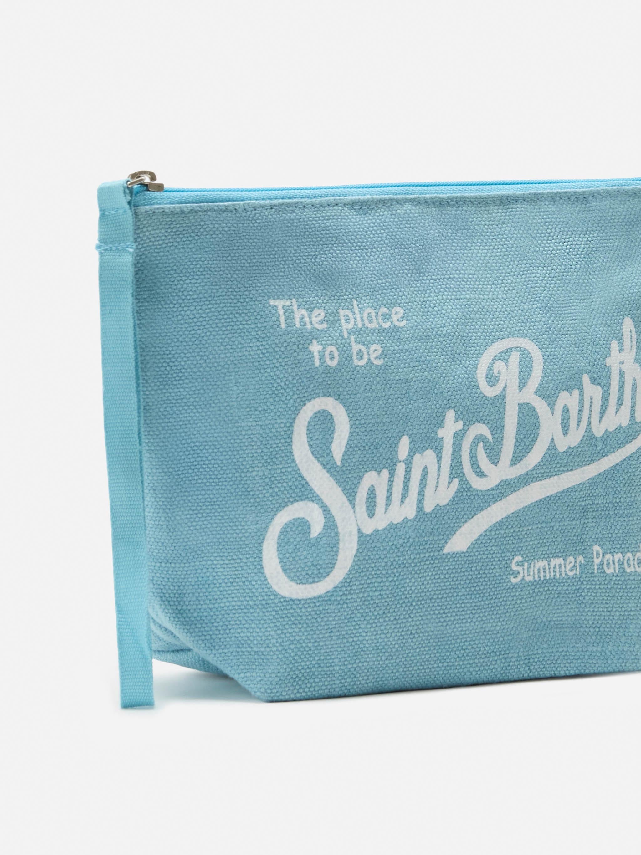 mc2-saint-barth-pochette-aline-lino-azzurra-tinta-unita-23x15-cm image 2