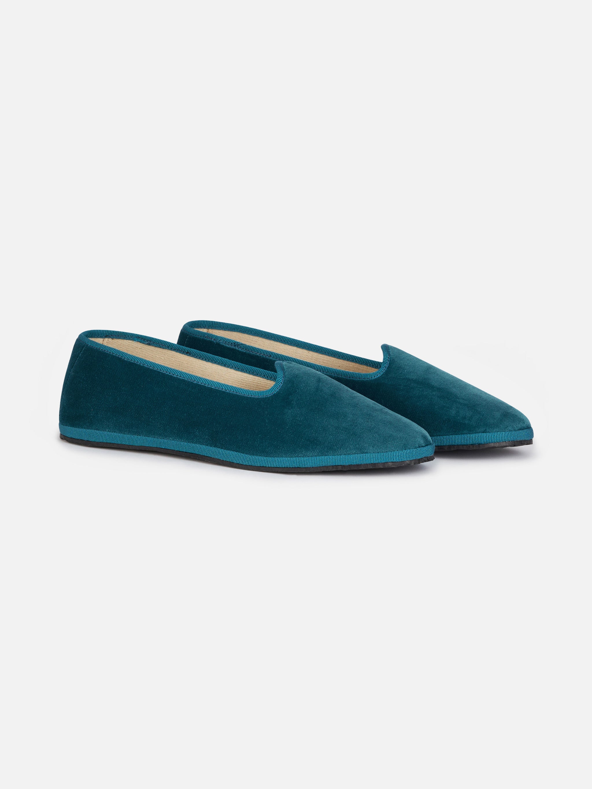 mc2-saint-barth-mychal-friulana-in-velluto-verde-petrolio-special-edition image 2