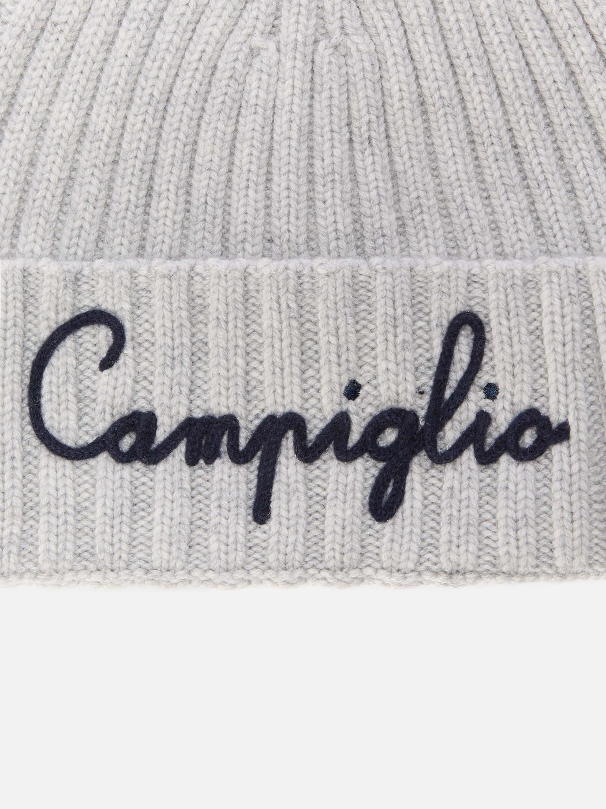 mc2-saint-barth-wengen-berretto-misto-cashmere-grigio-con-ricamo-campiglio image 2
