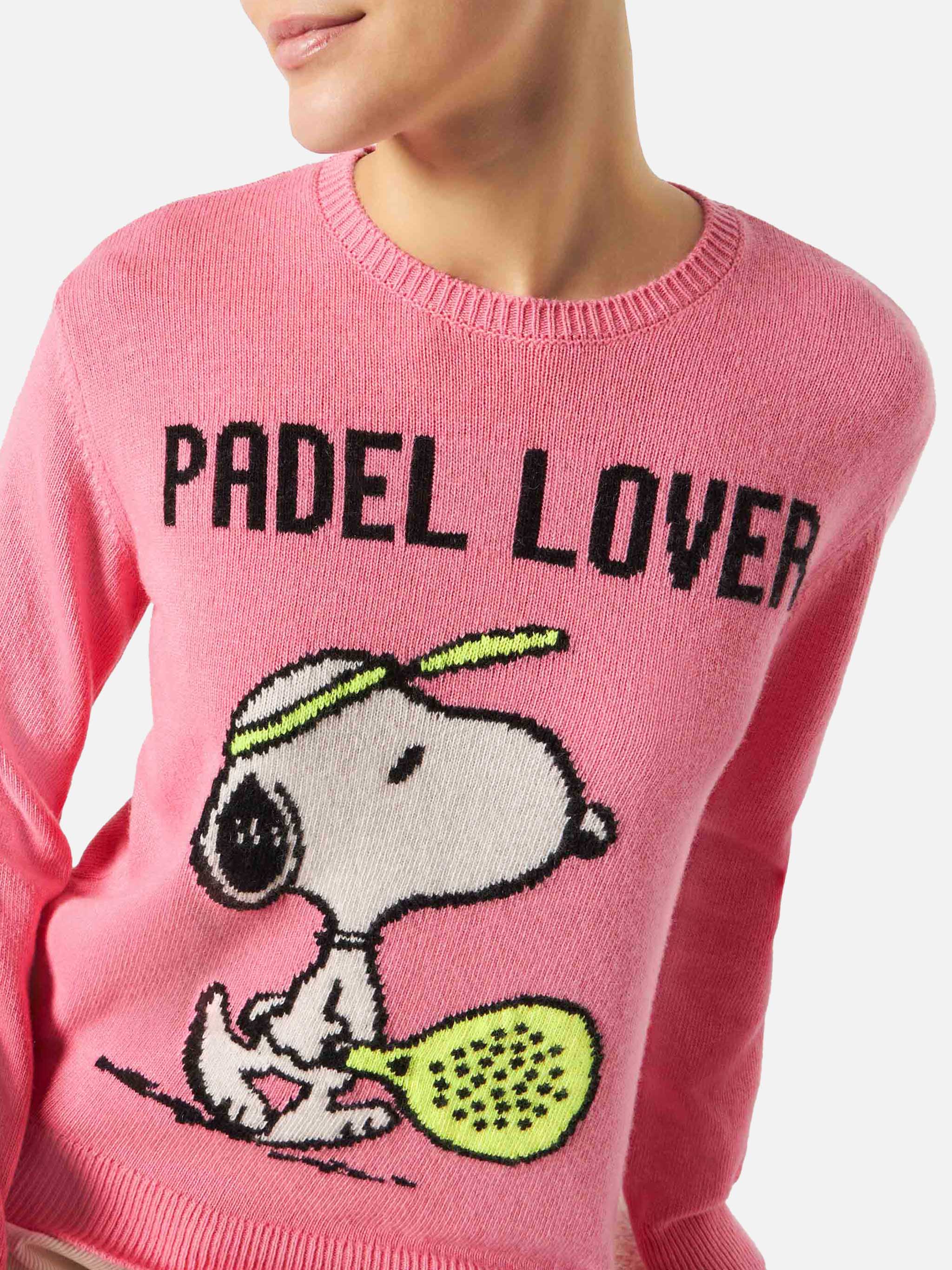 mc2-saint-barth-maglia-new-queen-rosa-con-stampa-snoopy-padel-lover-special-edit image 2