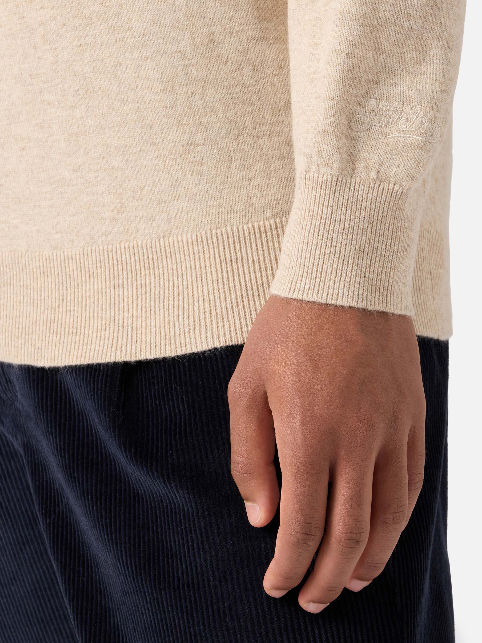 maglione-girocollo-mc2-saint-barth-heron-light-in-misto-cashmere-con-ricamo-sto- image 3