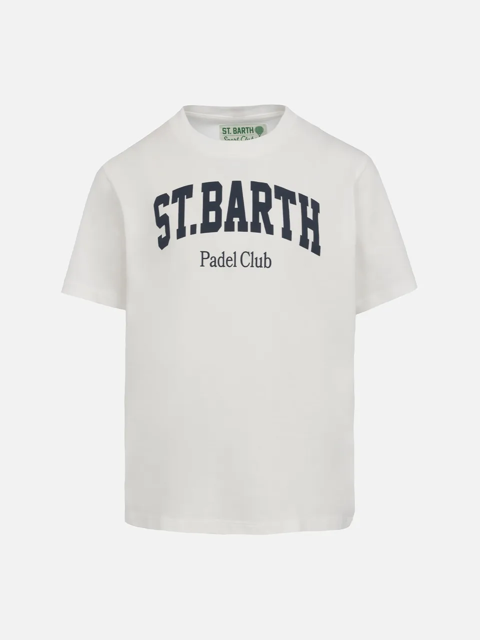 mc2-saint-barth-t-shirt-bambino-in-cotone-con-stampa-padel-club image 1
