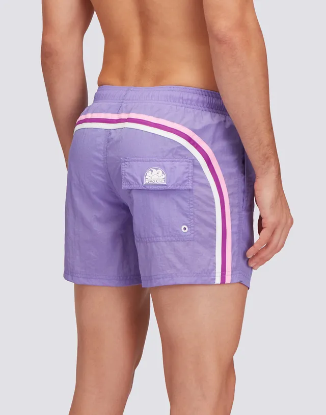 sundek-costume-da-bagno-uomo-corto-vita-elasticata-crinkled image 1