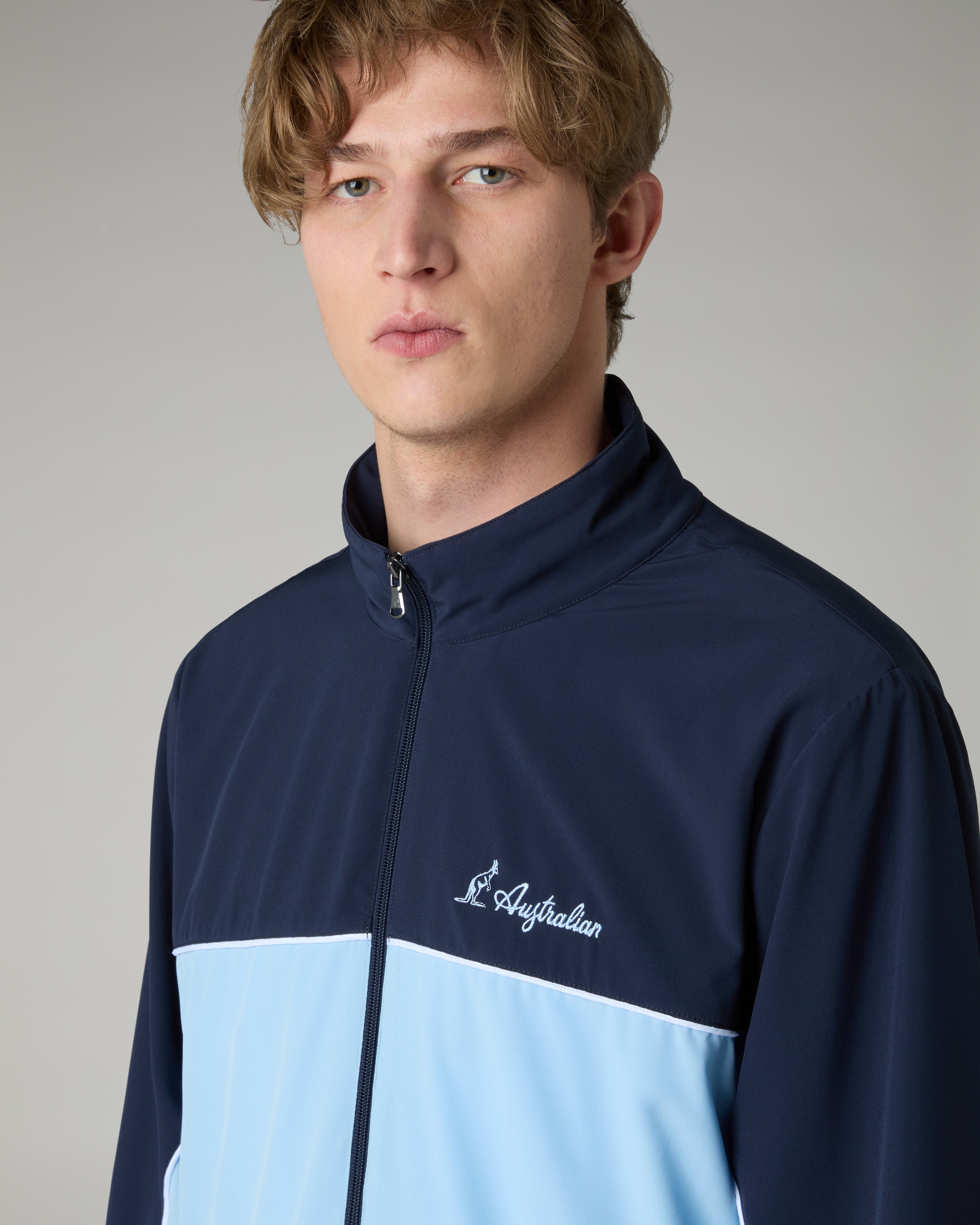 australian-color-block-slam-tuta-sportiva-in-tessuto-tecnico-azzurro-pastello image 5