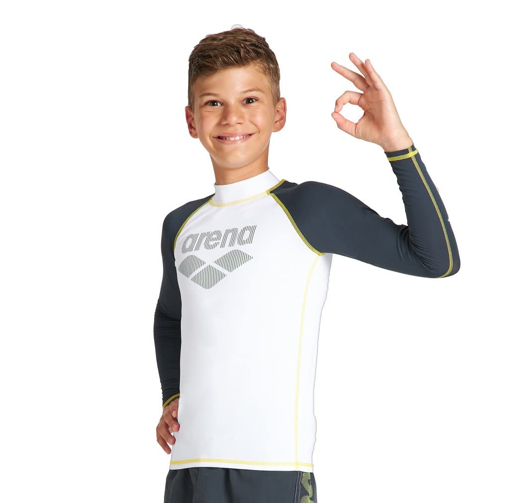 arena-rash-vest-manica-lunga-bambini-e-ragazzi-maglietta-swim-con-protezione-uv image 2
