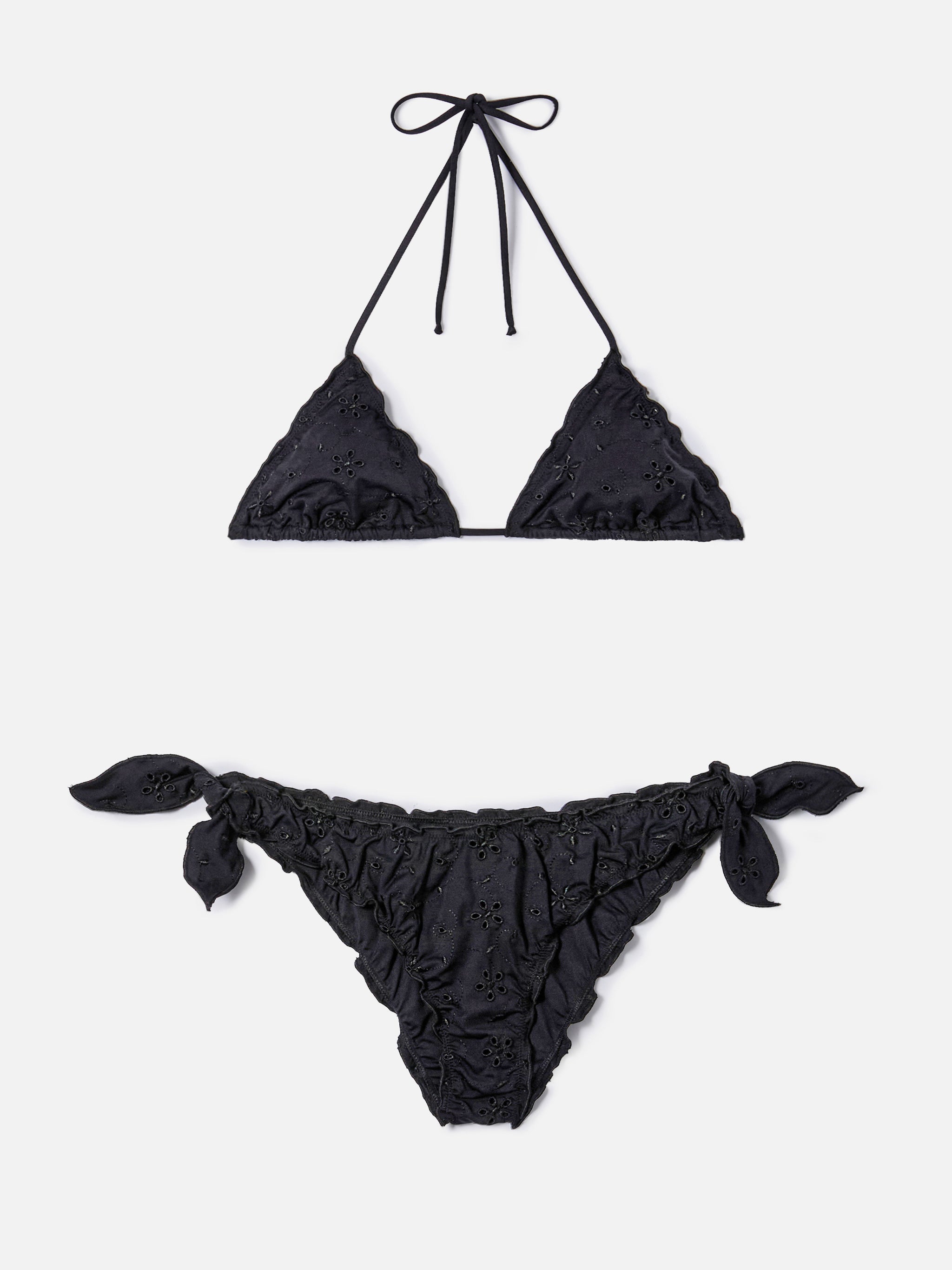 mc2-saint-barth-sarius-bikini-a-triangolo-in-sangallo-nero image 1