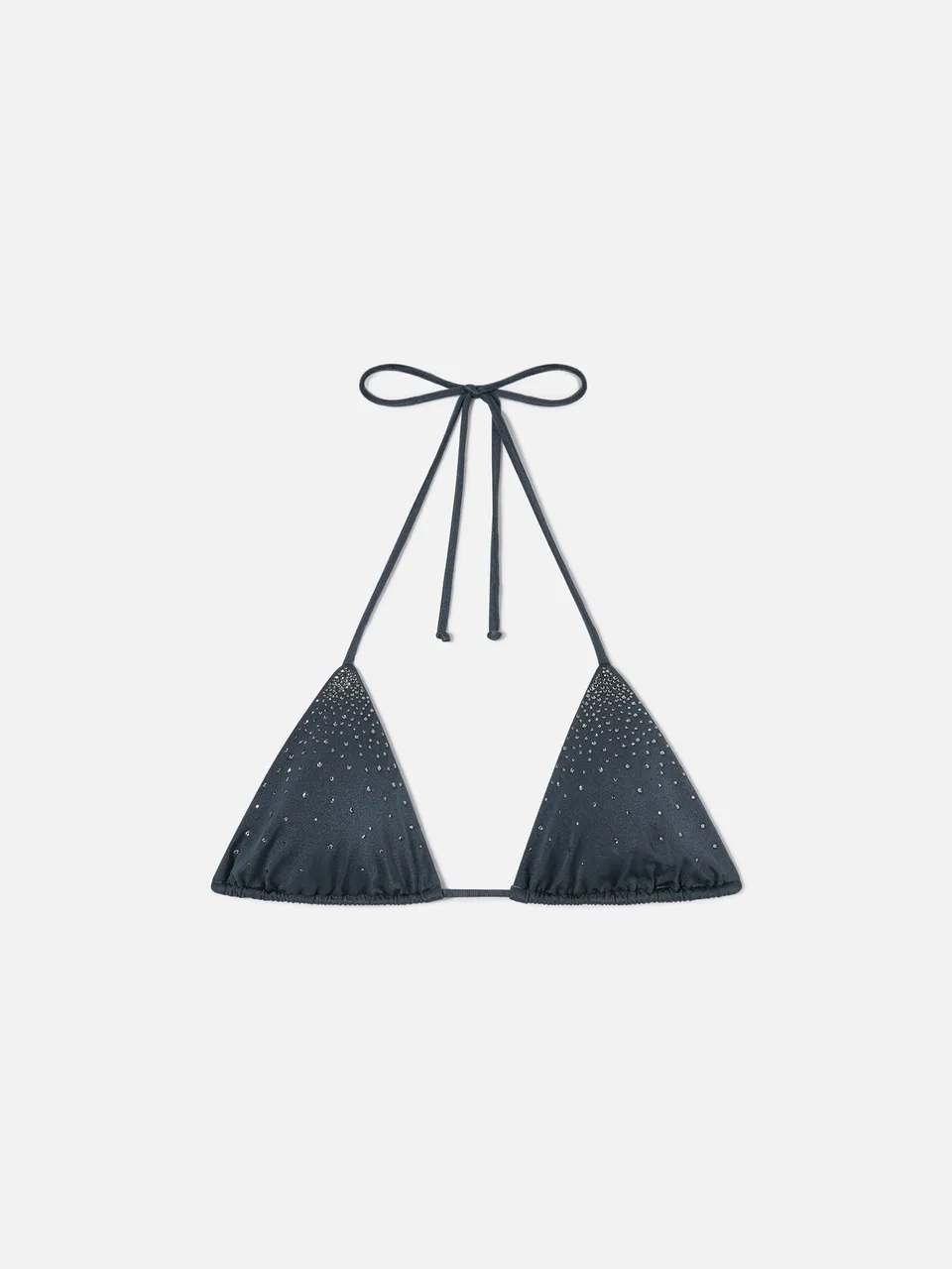 mc2-saint-barth-top-bikini-annabelle-triangolo-grigio-con-strass-applicati image 1