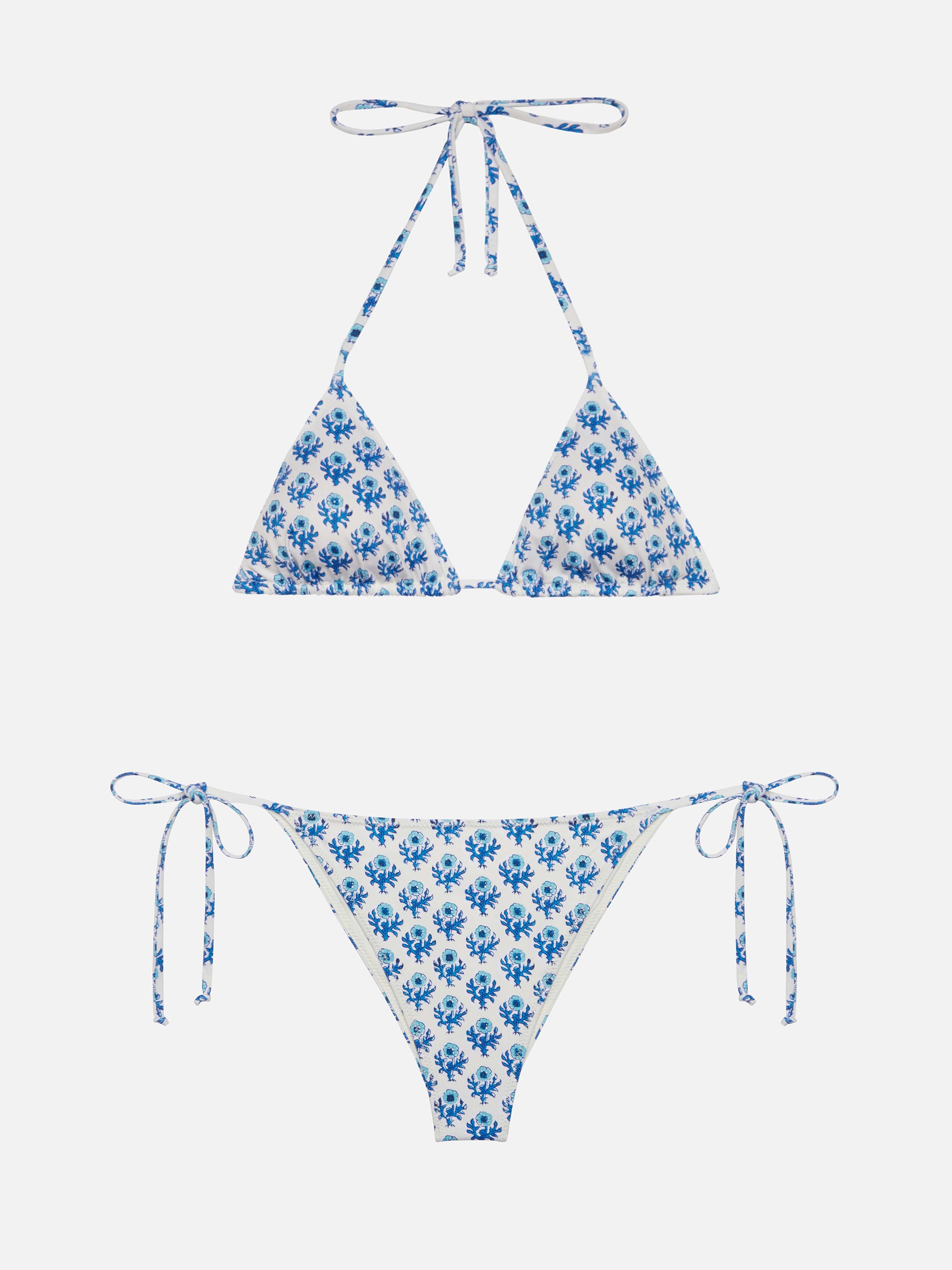 mc2-saint-barth-bikini-leah-marielle-a-triangolo-con-stampa-floreale image 1
