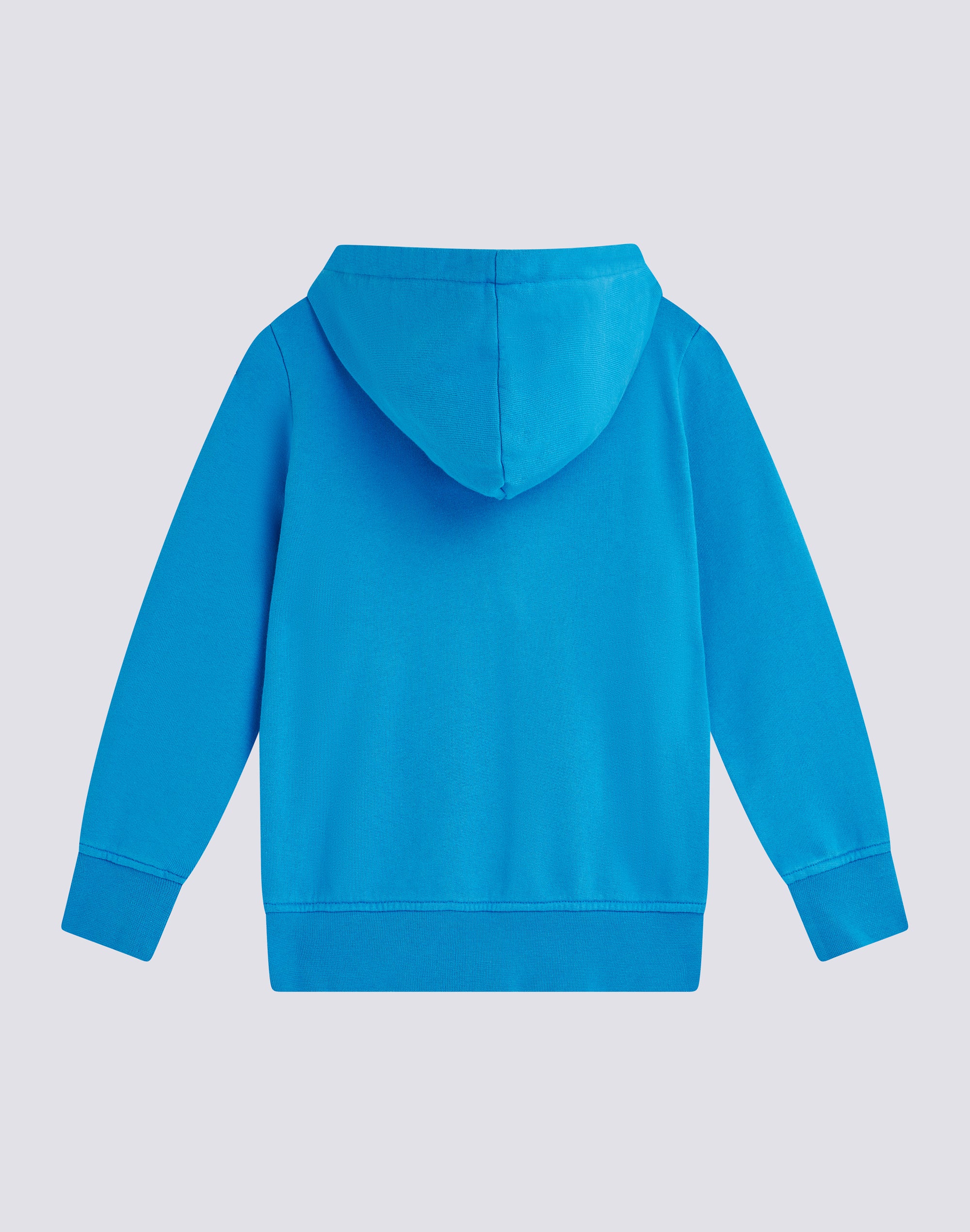 sundek-felpa-bambino-full-zip-cappuccio-tasca-marsupio-cotone image 2