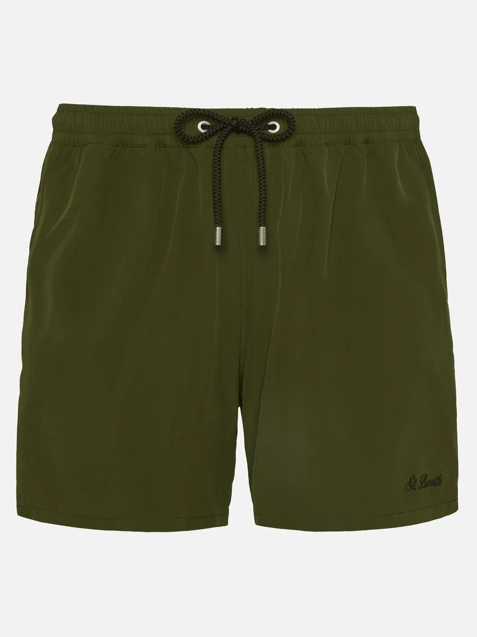 mc2-saint-barth-comfort-costume-mare-uomo-verde-militare-con-ricamo-st-barth image 1