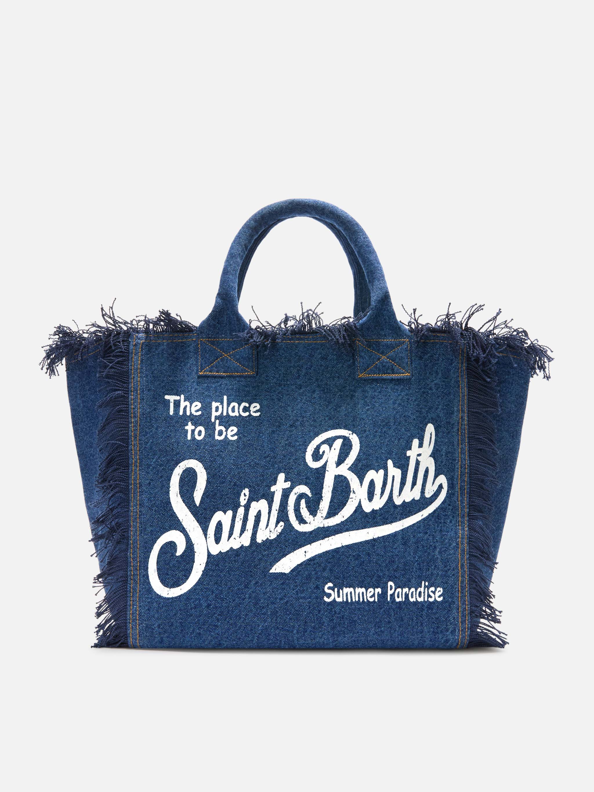 mc2-saint-barth-borsa-vanity-regular-denim-lavaggio-scuro-con-frange image 1
