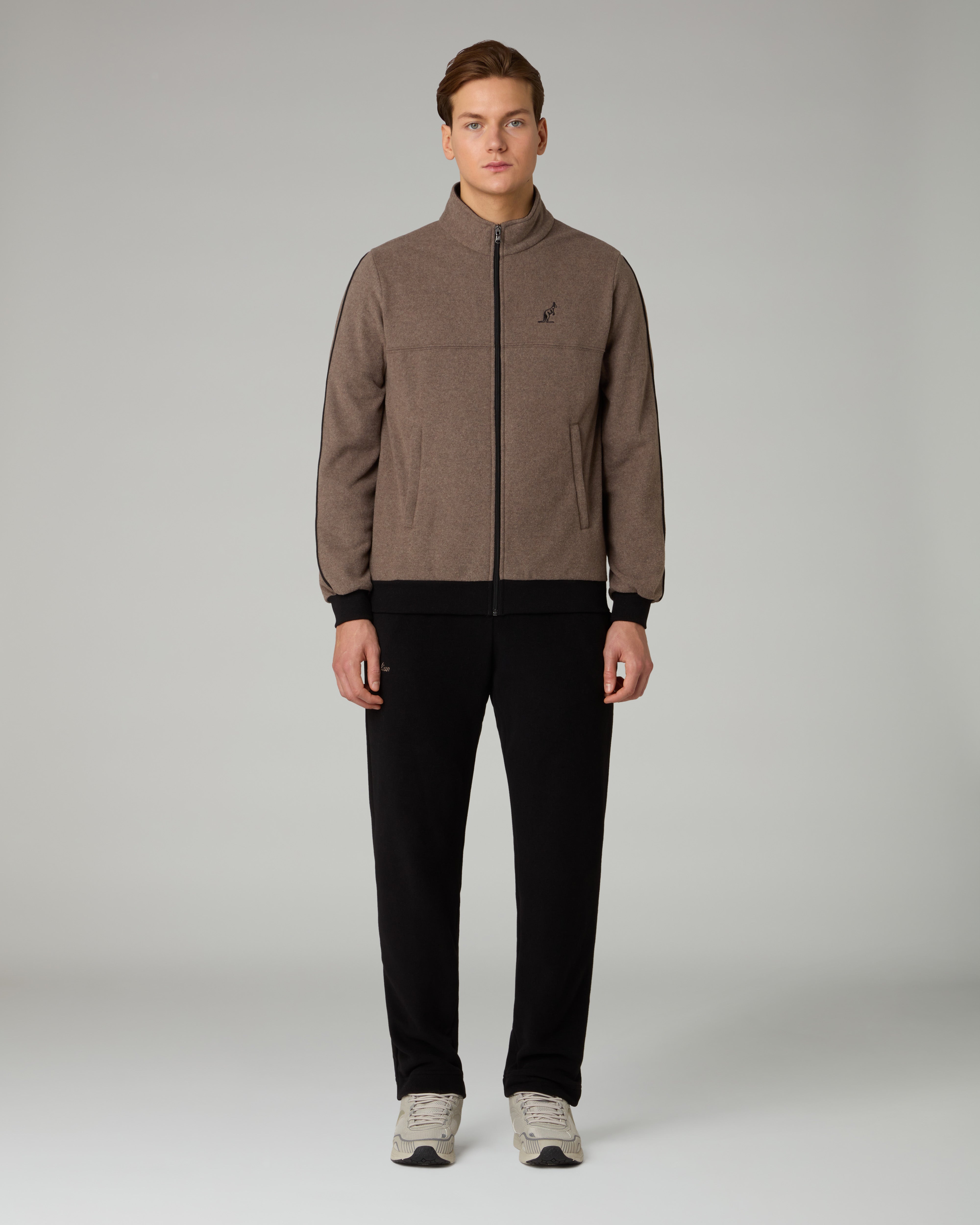 australian-classy-tracksuit-softech-tuta-completa-nocciola image 1