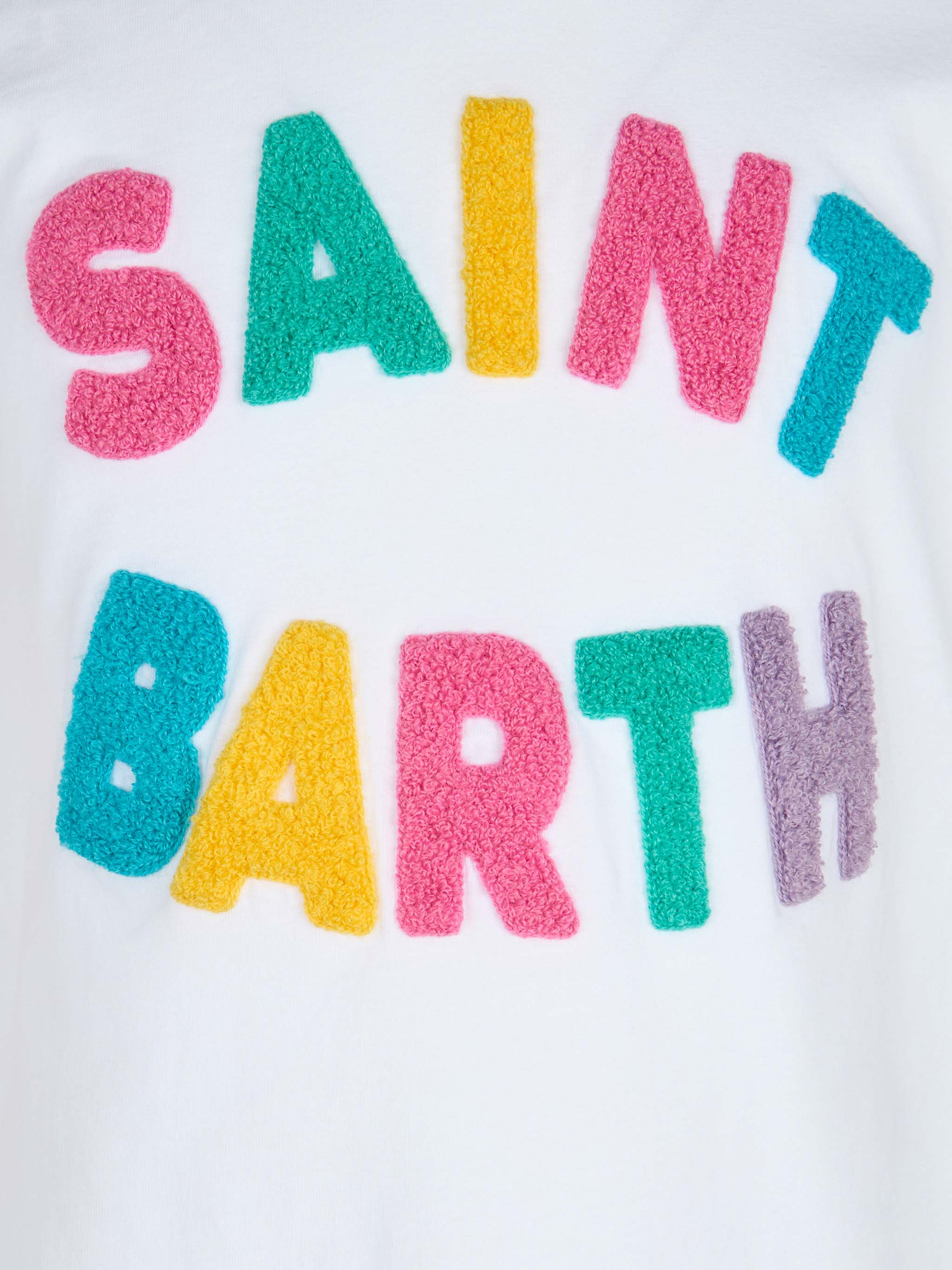 mc2-saint-barth-t-shirt-elly-bambina-jersey-cotone-bianca-patch-spugna image 3