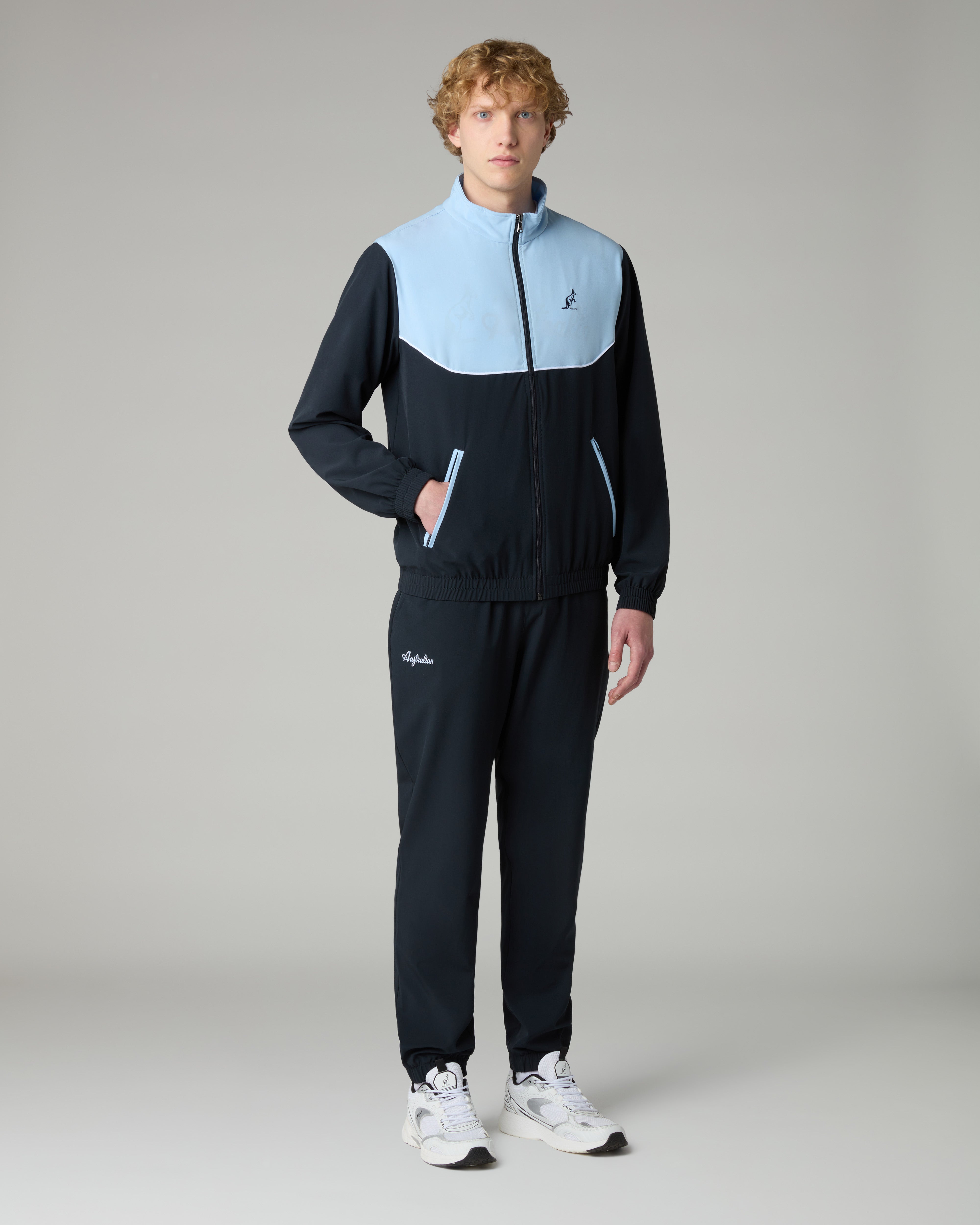 australian-gaucho-tracksuit-tuta-blu-navy-in-tessuto-slam image 1
