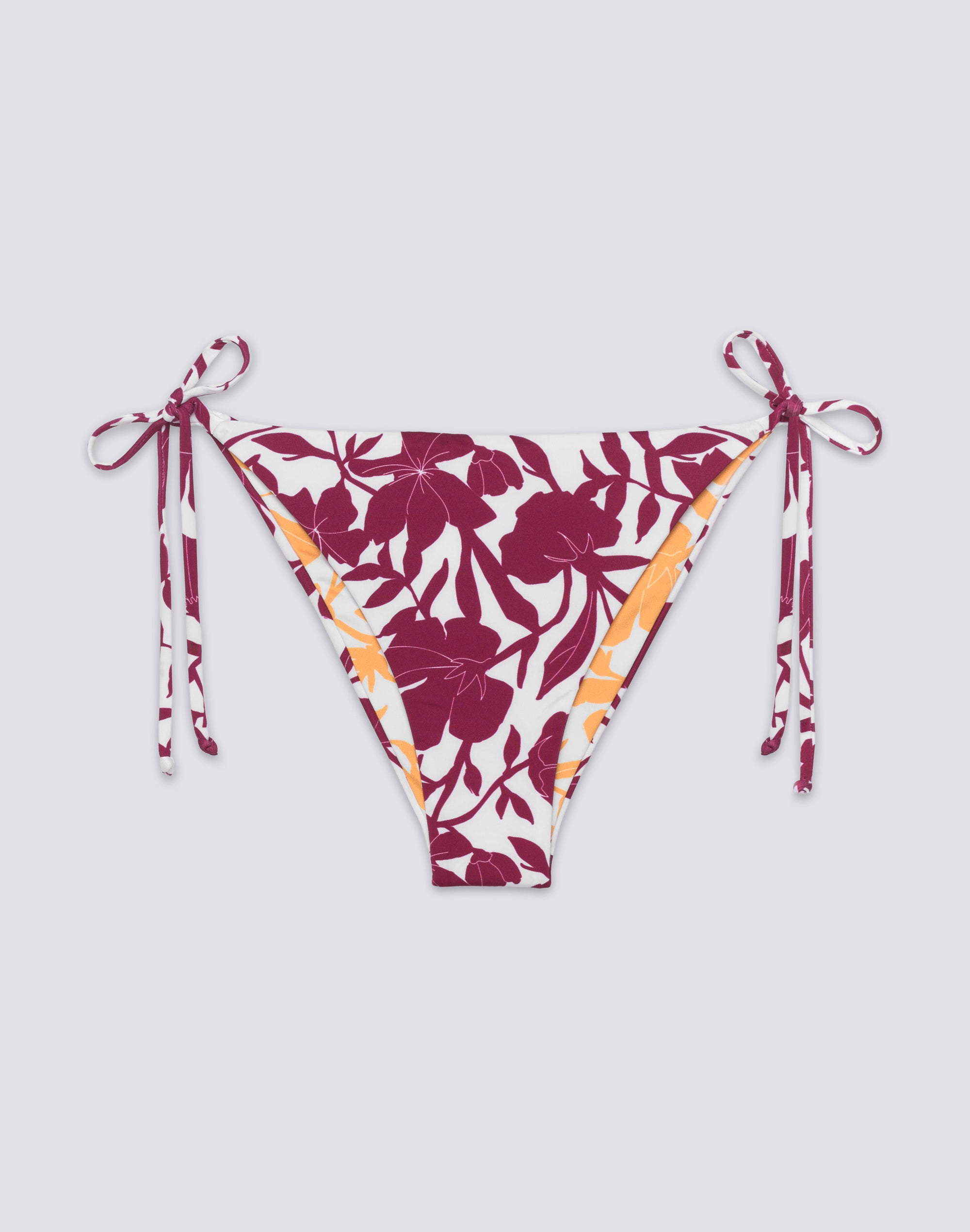 sundek-anita-bikini-slip-donna-fianchi-regolabili-stampa-patchy-flowers image 1
