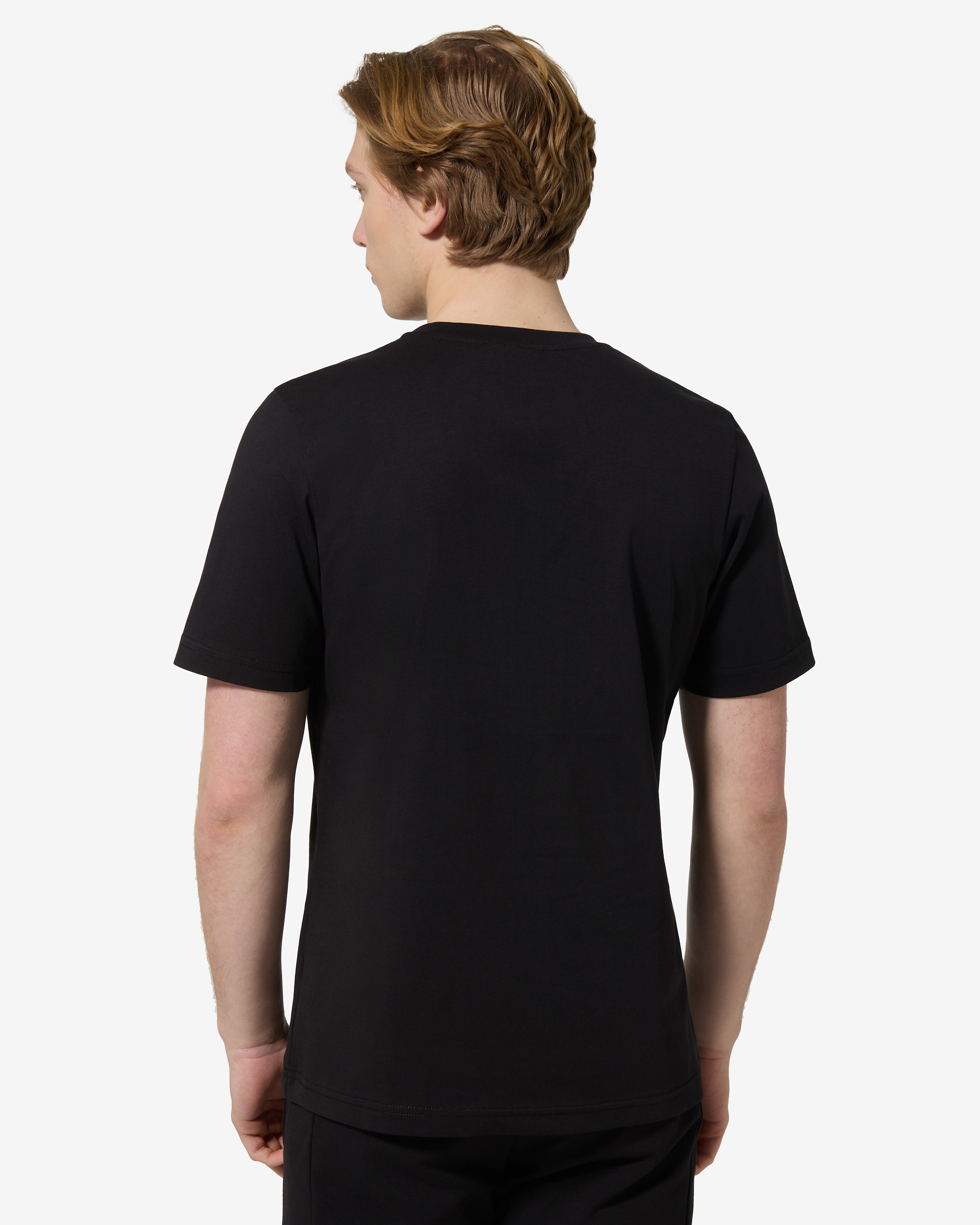 australian-record-t-shirt-in-cotone-nero-regular-fit image 3