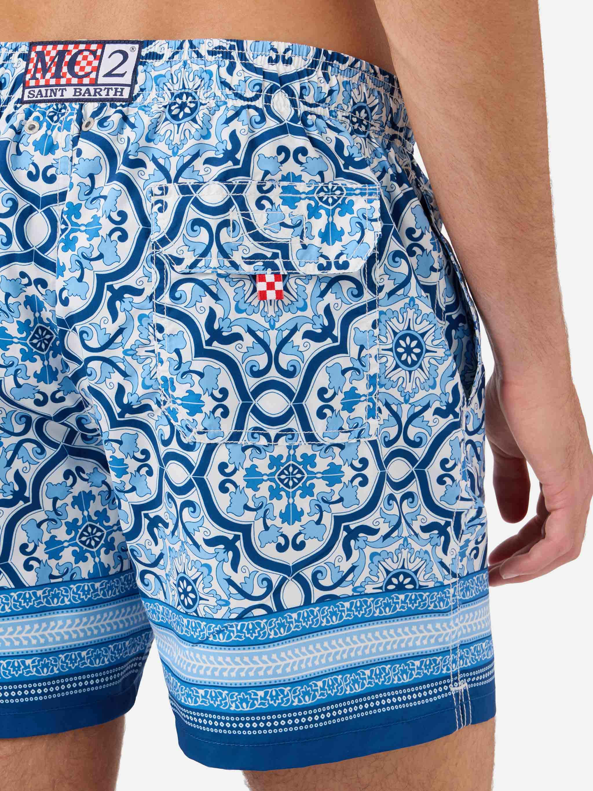 mc2-saint-barth-gustavia-costume-mare-uomo-stampa-ornamentale-blu image 6