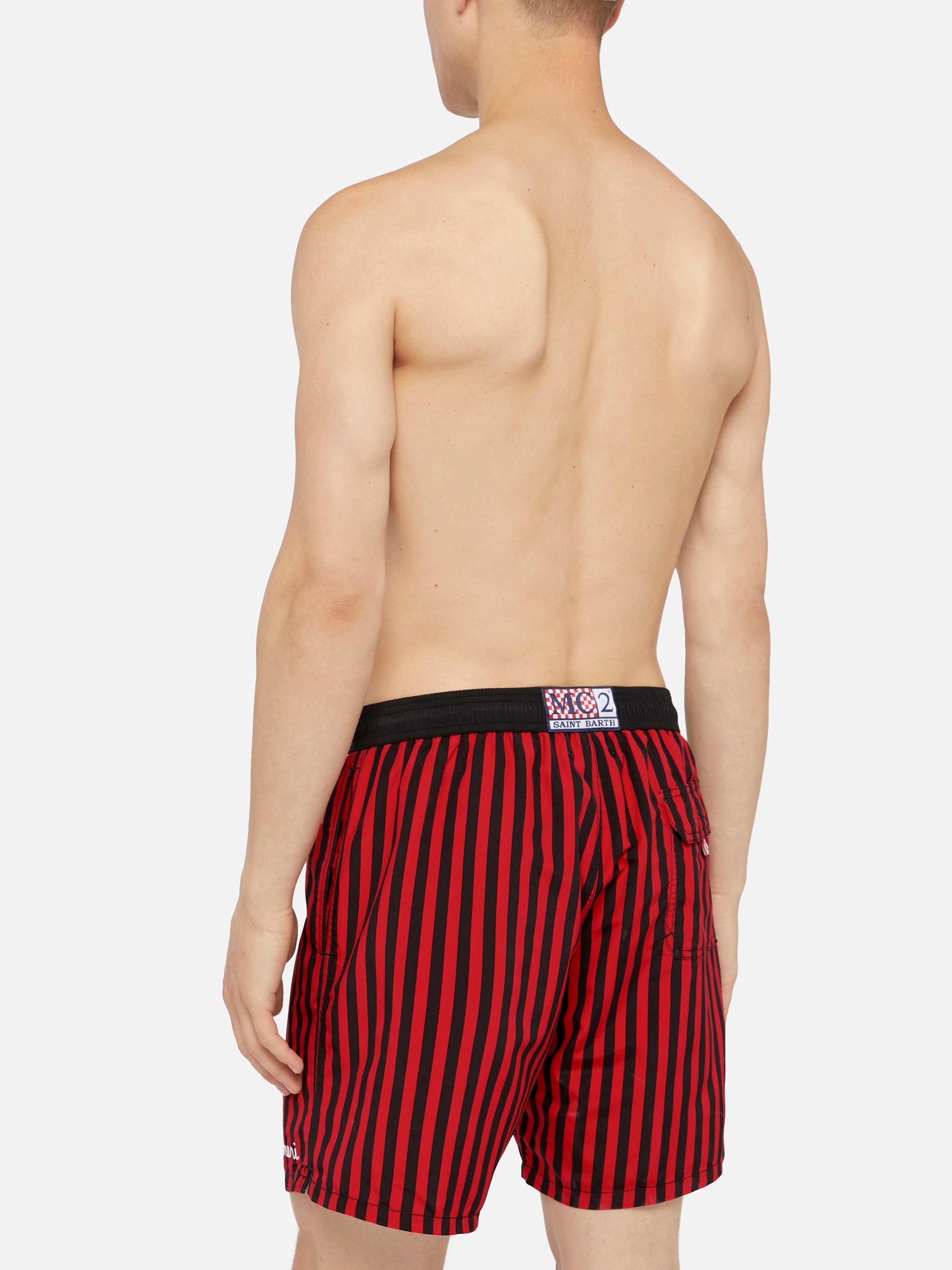 mc2-saint-barth-gustavia-costume-uomo-rosso-milan-special-edition-lunghezza-medi image 5