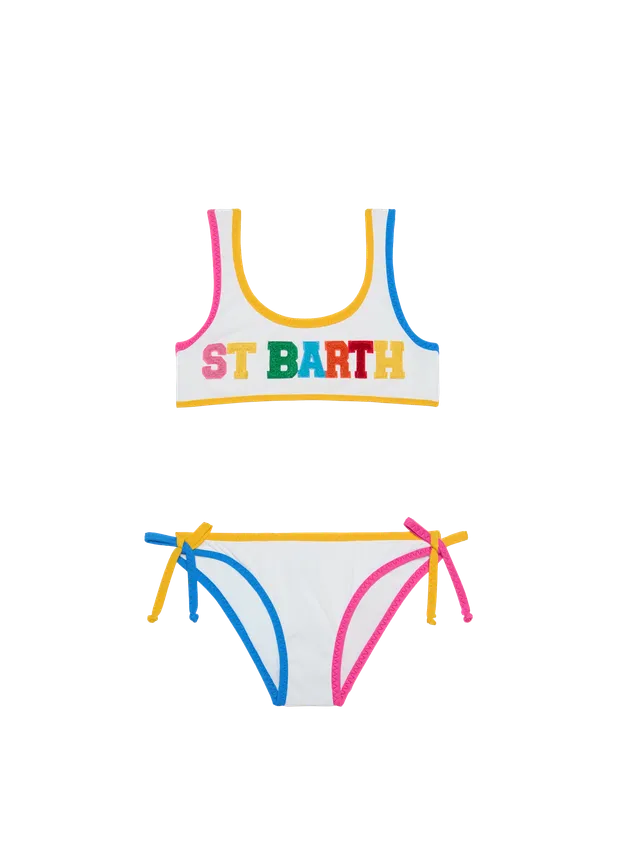 mc2-saint-barth-bikini-da-bambina-a-bralette-con-toppa-st-barth-multicolore image 1