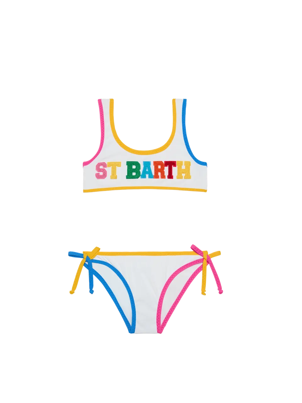 mc2-saint-barth-bikini-da-bambina-a-bralette-con-toppa-st-barth-multicolore image 1