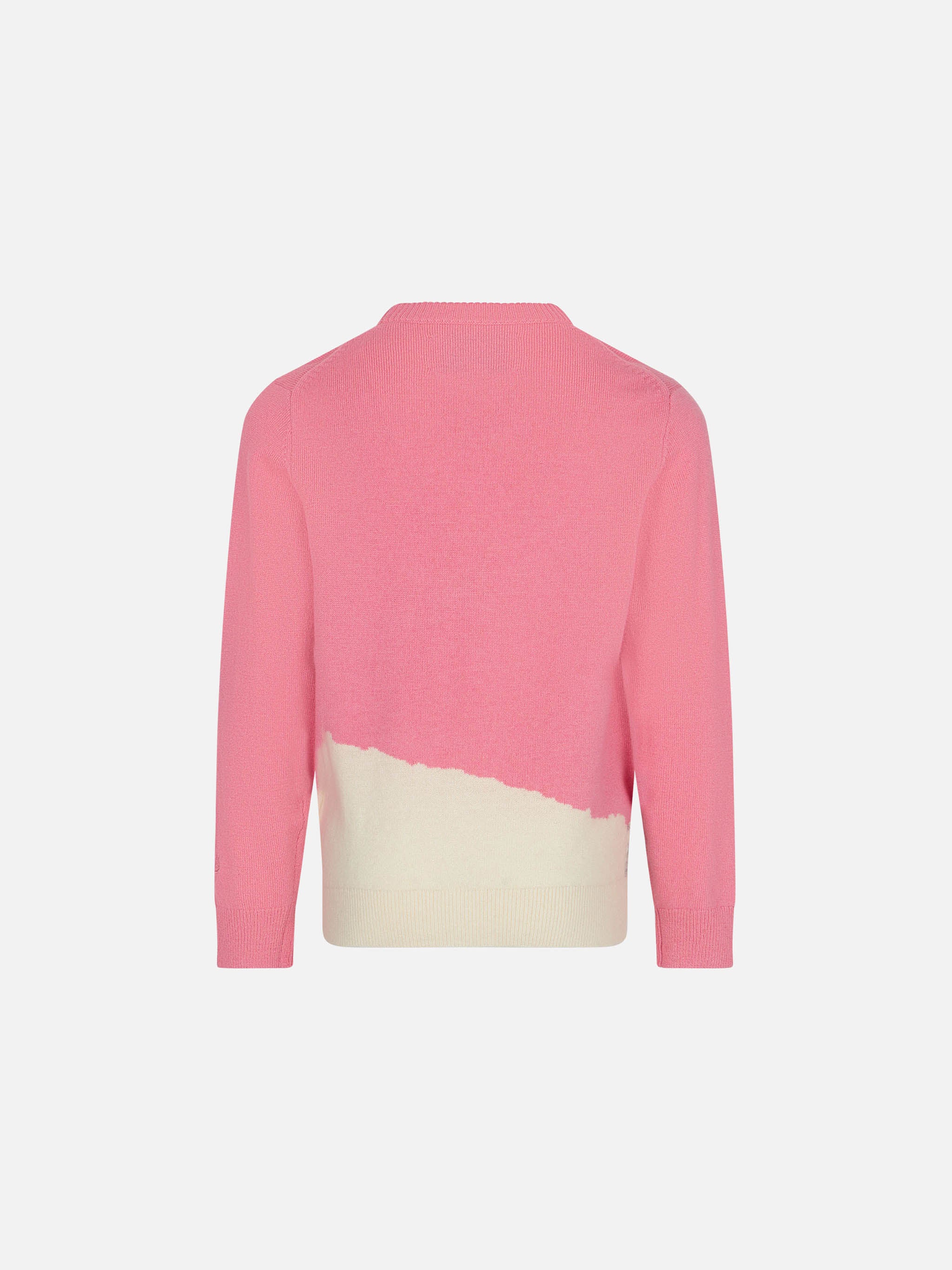 mc2-saint-barth-maglione-girocollo-bambina-danya-stampa-love-su-sfondo-rosa-mist image 2