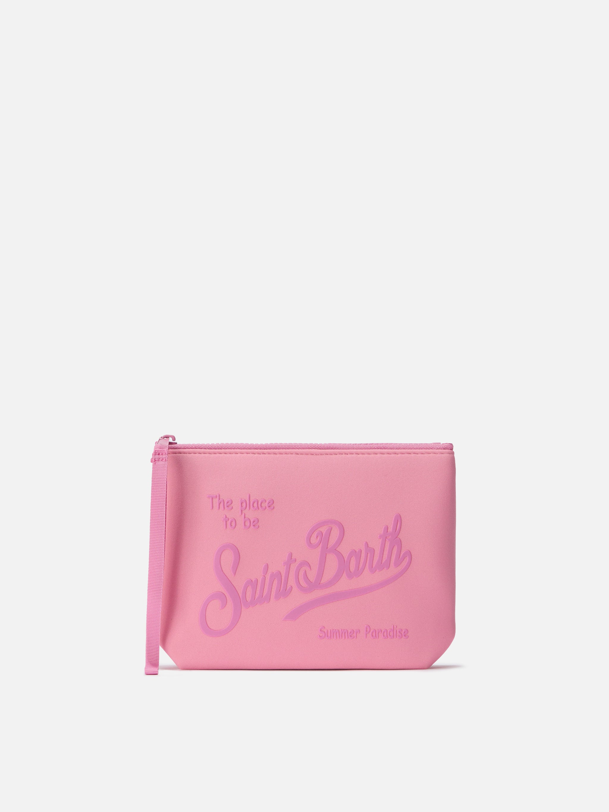 mc2-saint-barth-aline-pochette-scuba-rosa-tinta-unita image 1