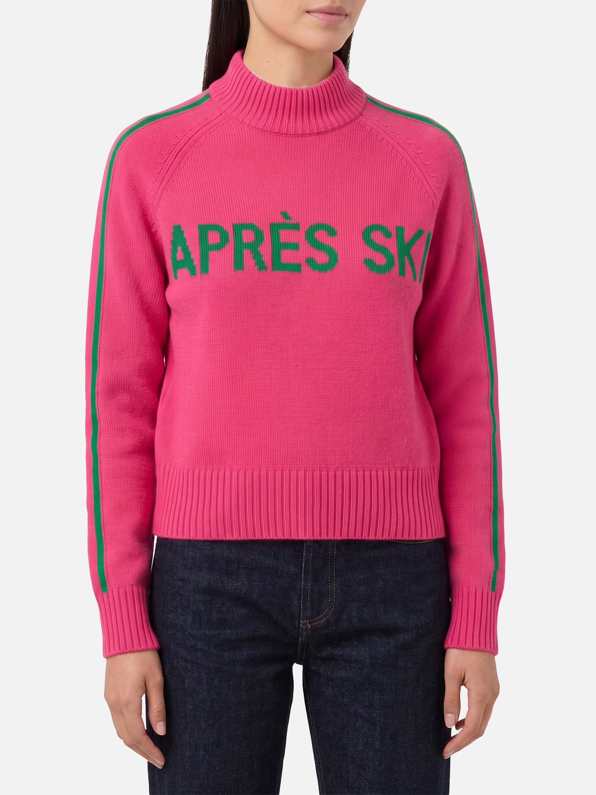 mc2-saint-barth-maglione-peak-a-collo-alto-con-ricamo-apr-s-ski image 1